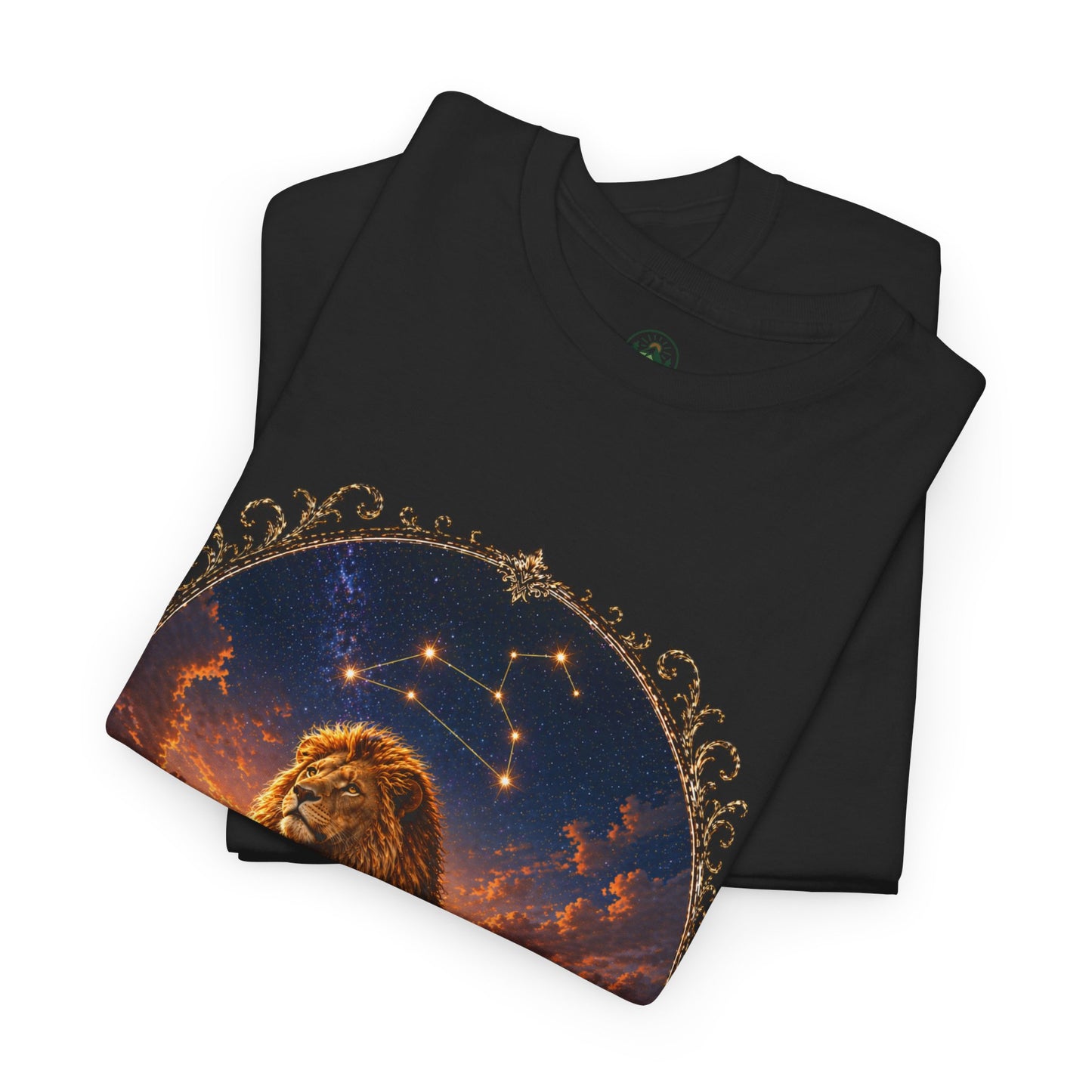 Leo Zodiac T-Shirt – Majestic Lion Cosmic Design | Bold Astrology Power Tee