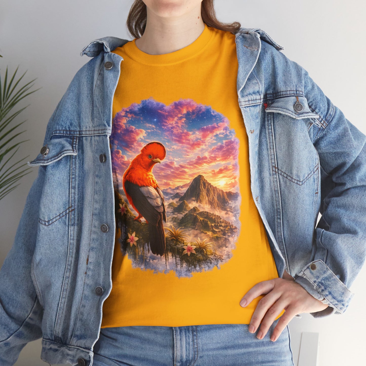 Spirit of the Andes – Machu Picchu Bird T-Shirt | Nature Graphic Tee