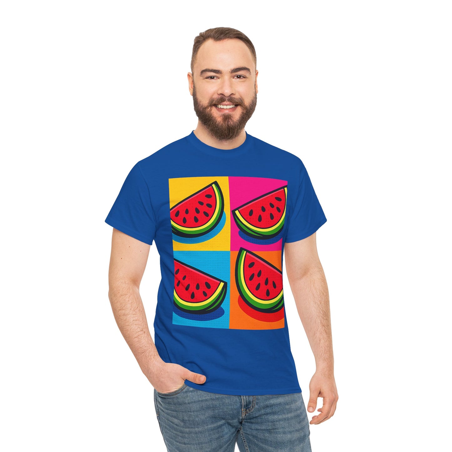 Watermelon Pop Art T-Shirt – Fun Summer Graphic Tee