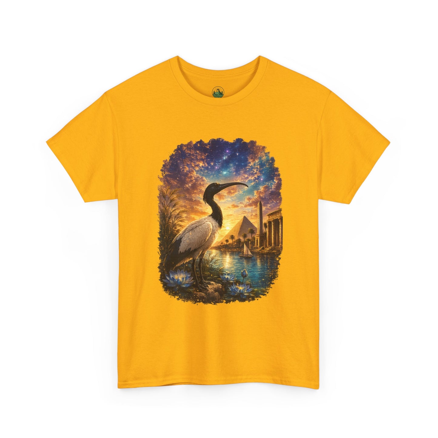 Spirit of Ancient Egypt – Sacred Ibis Nature T-Shirt | Egyptian Wildlife Graphic Tee