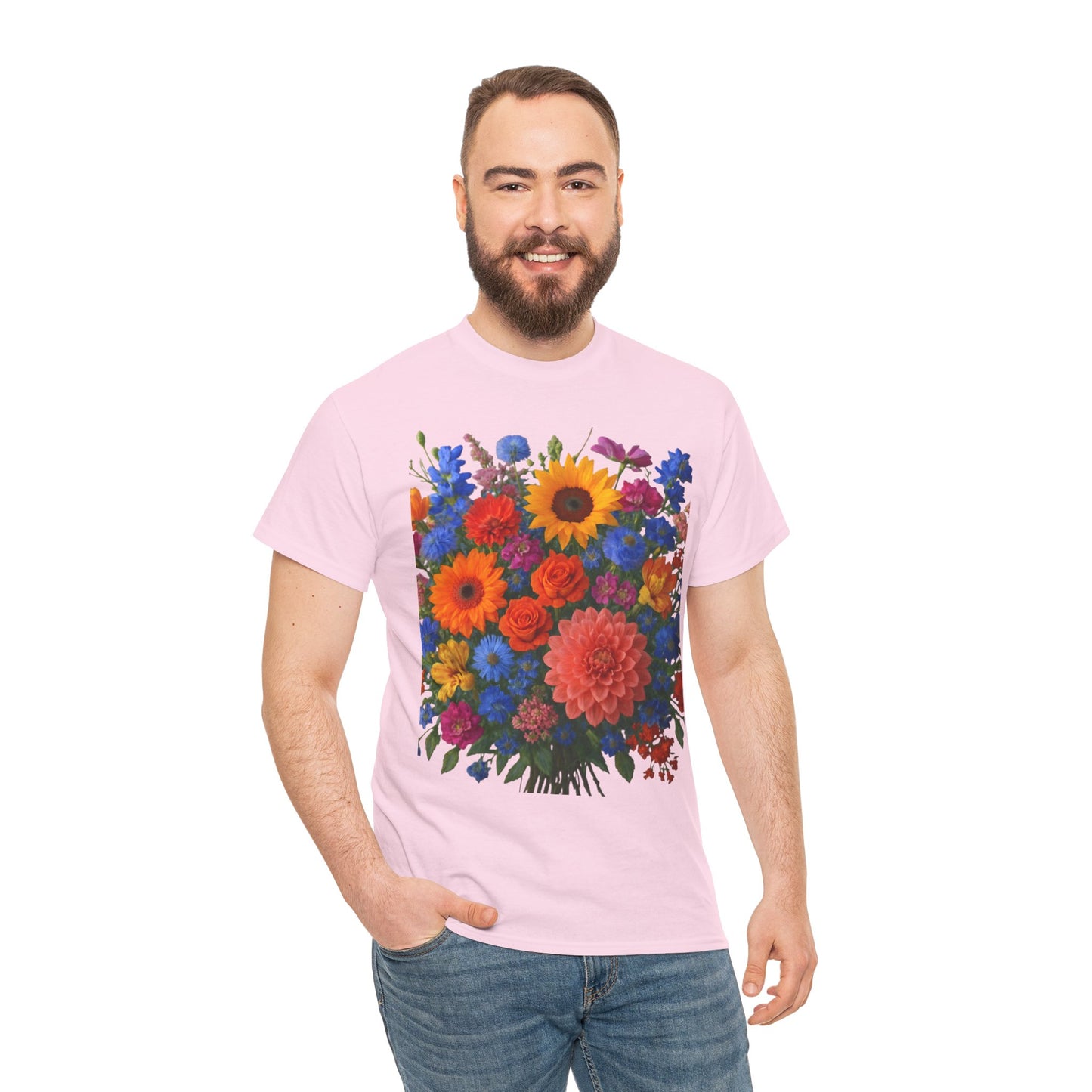 Garden Bouquet Flower T-Shirt – Summer Floral Aesthetic Tee