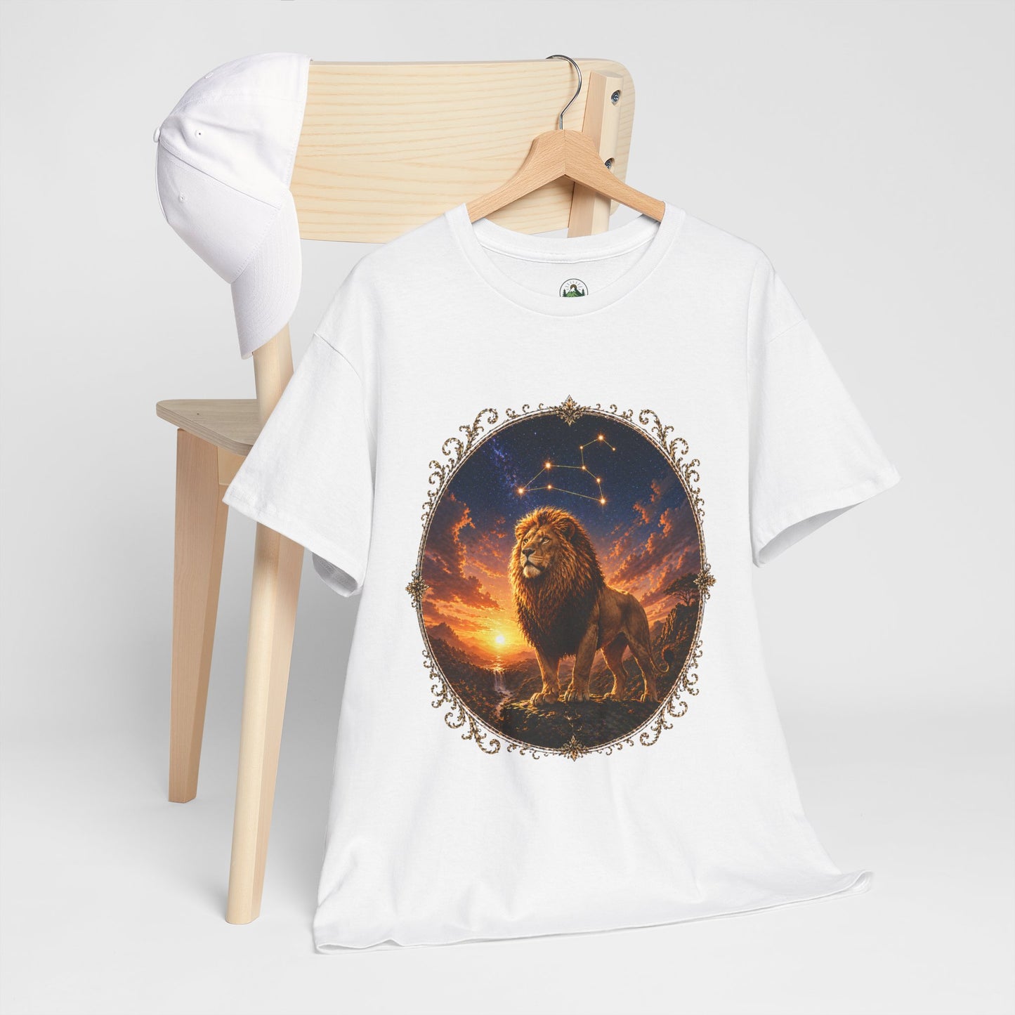 Leo Zodiac T-Shirt – Majestic Lion Cosmic Design | Bold Astrology Power Tee