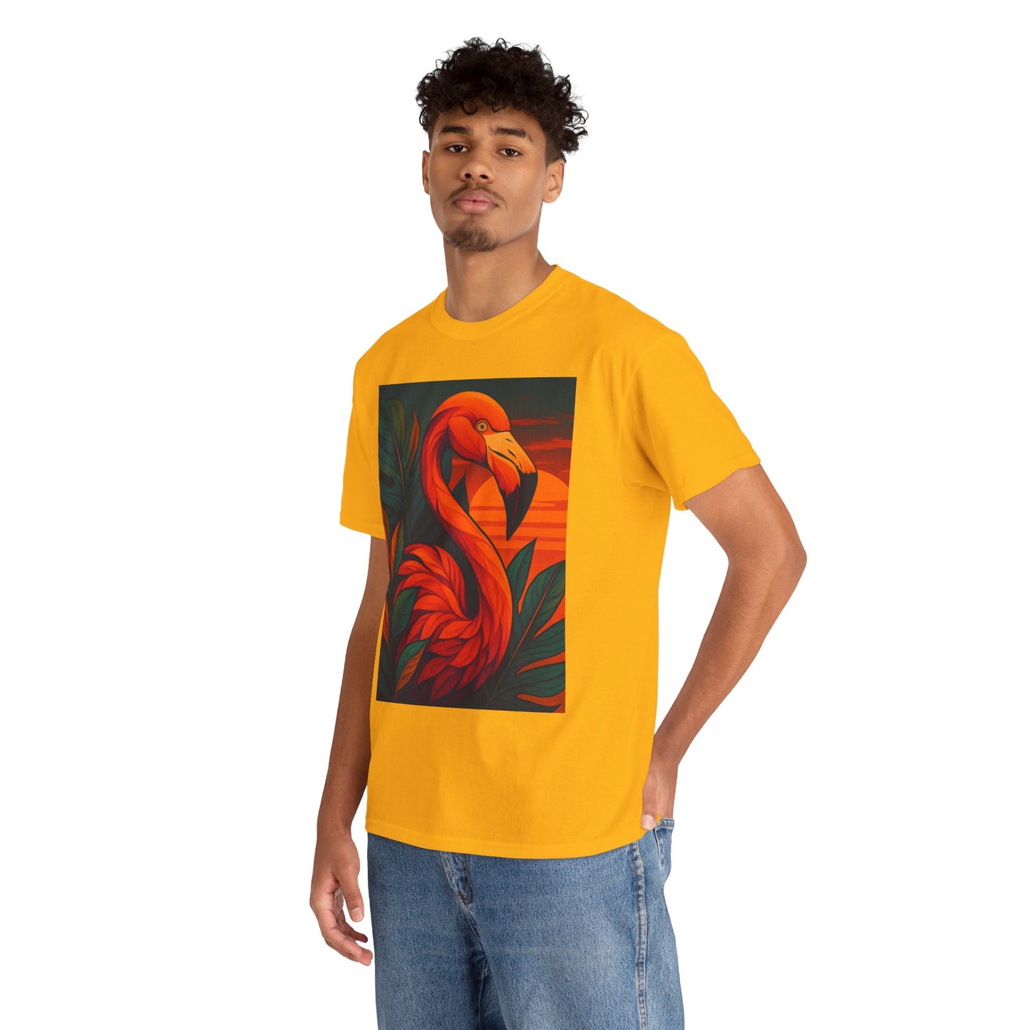 Tropical Animal Fusion T-Shirt – Exotic Nature Graphic Tee