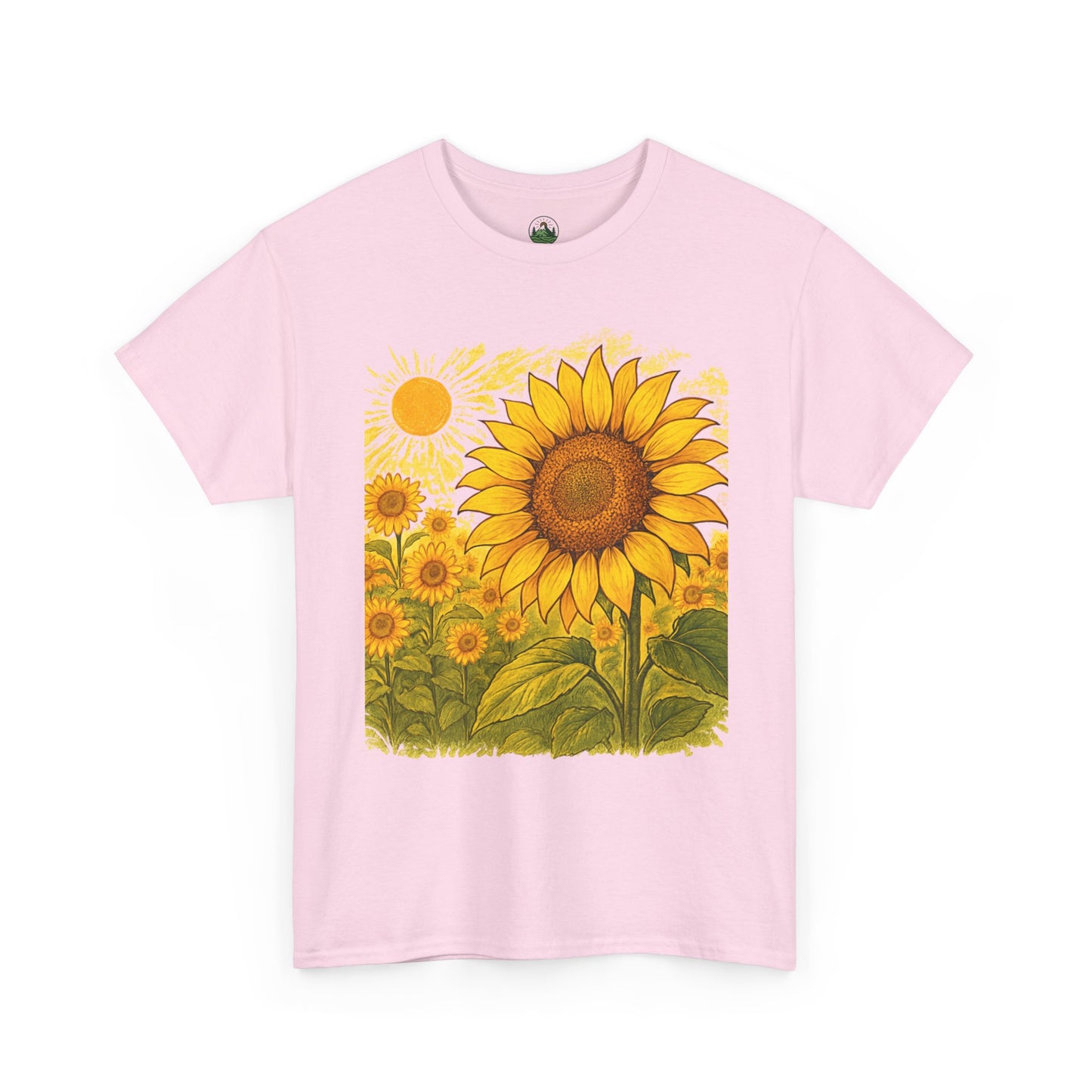 Sunflower Sunshine T-Shirt – Bright Floral Aesthetic Tee