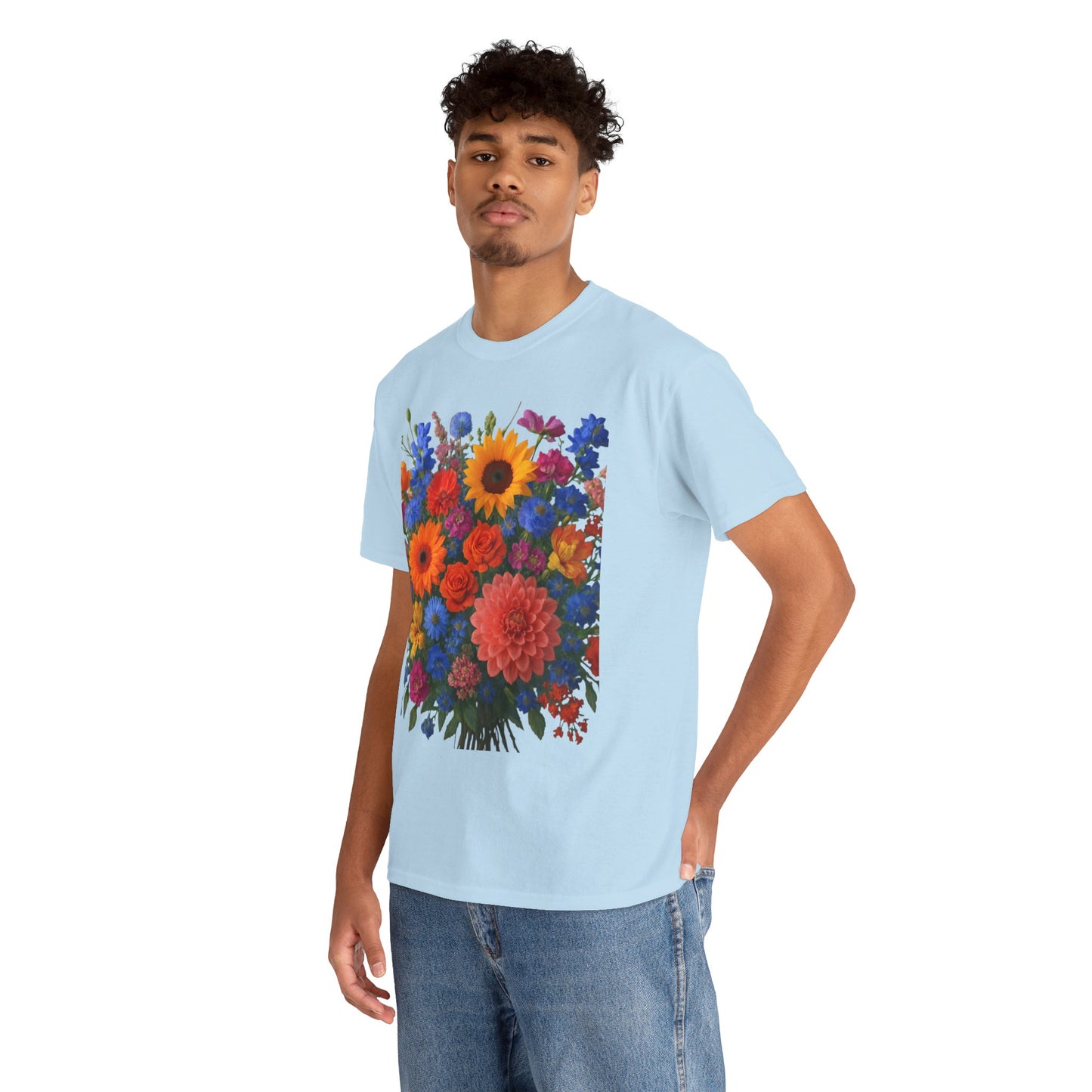 Garden Bouquet Flower T-Shirt – Summer Floral Aesthetic Tee