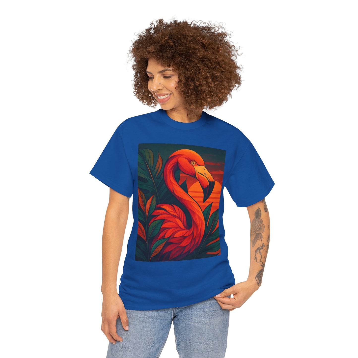 Tropical Animal Fusion T-Shirt – Exotic Nature Graphic Tee