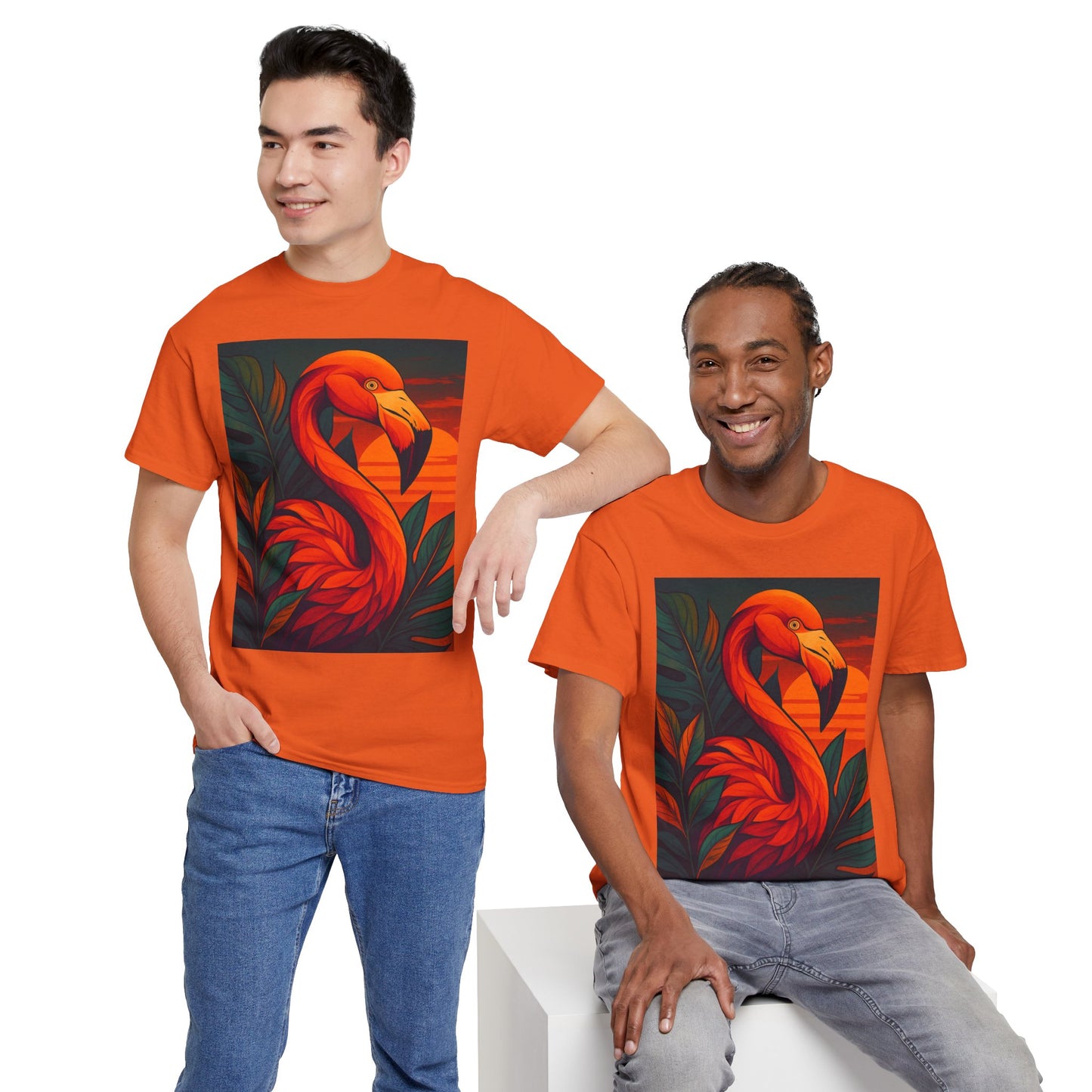 Tropical Animal Fusion T-Shirt – Exotic Nature Graphic Tee