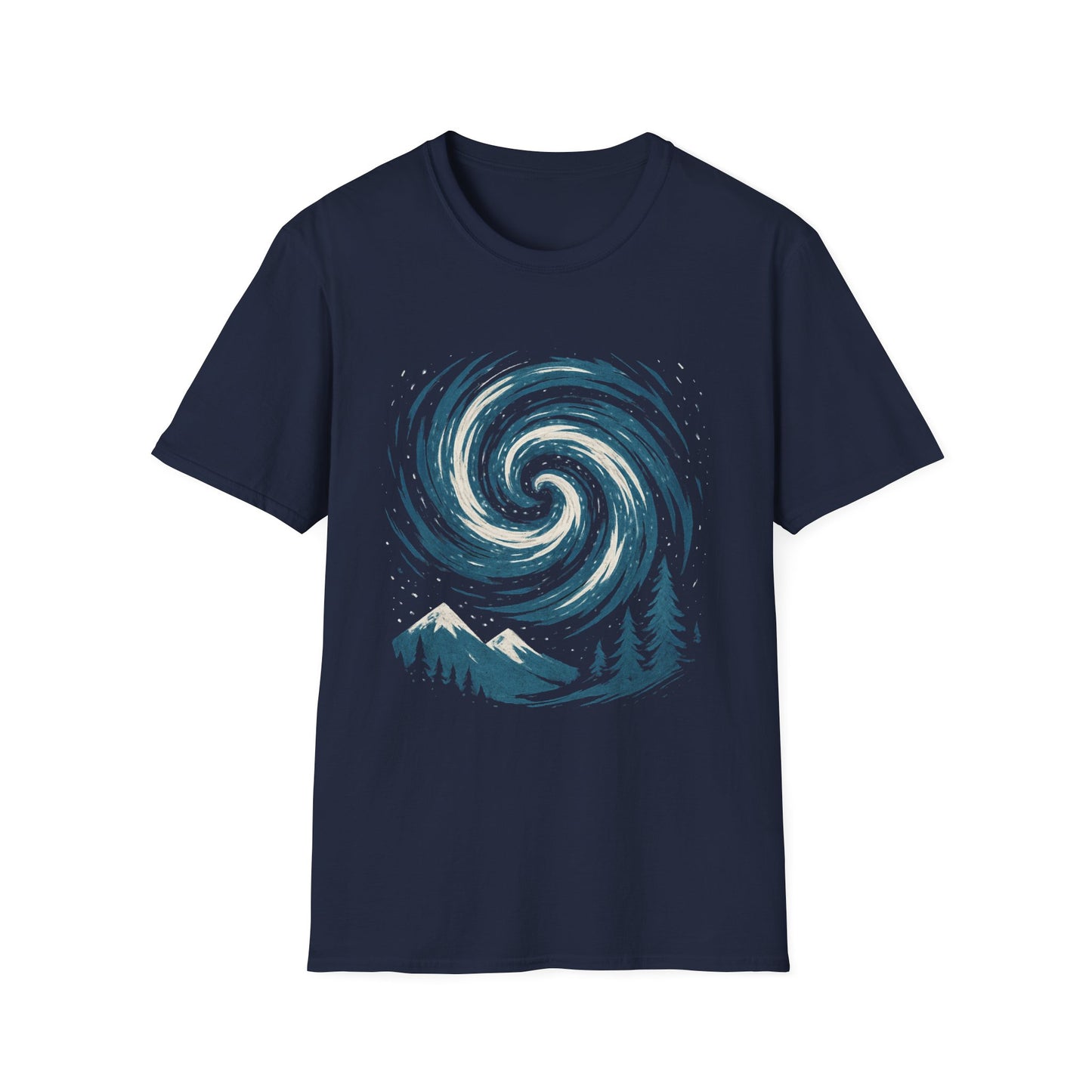 Snow Storm T-Shirt – Winter Nature Aesthetic Tee