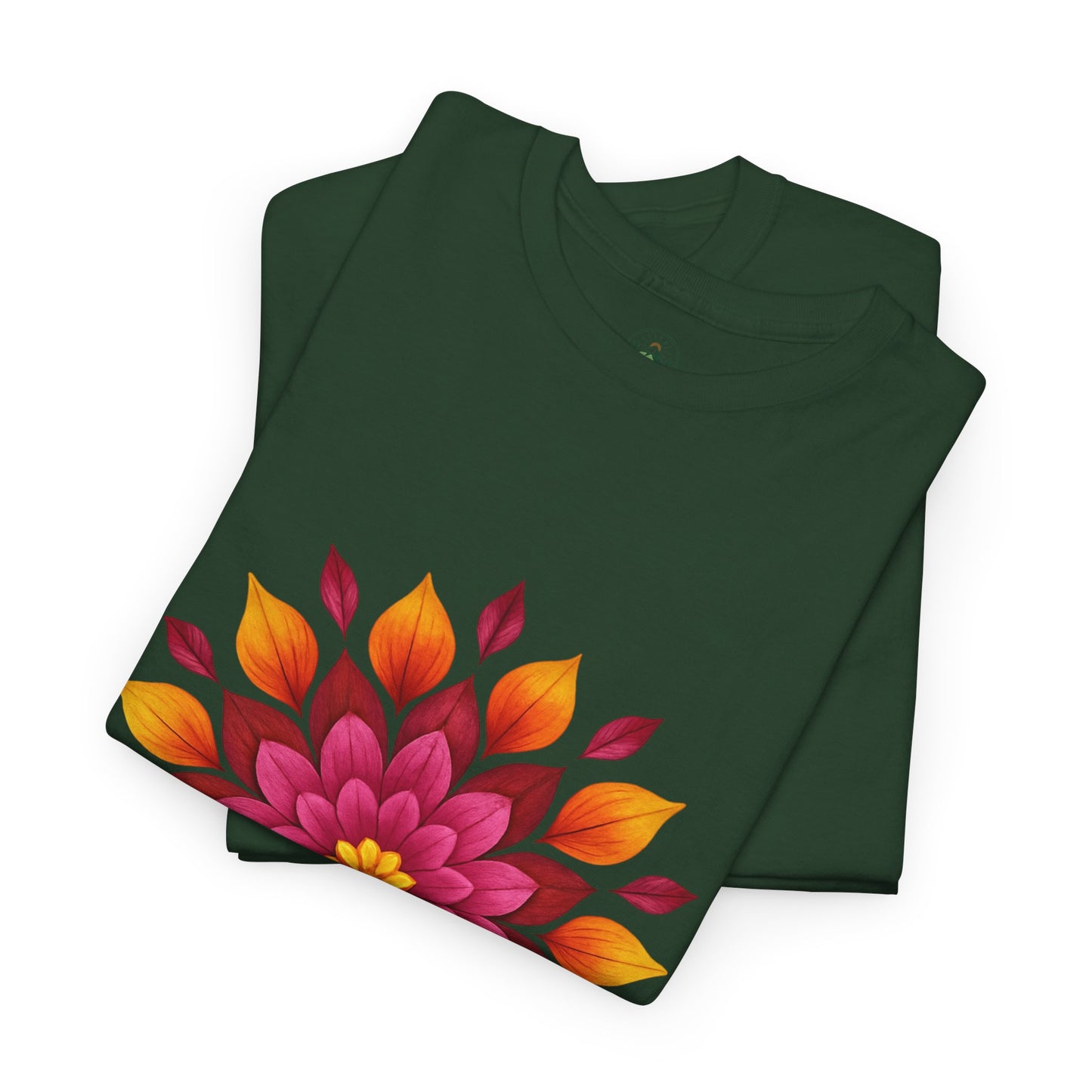 Floral Mandala T- Shirt -Boho Flower Aesthetic Tee