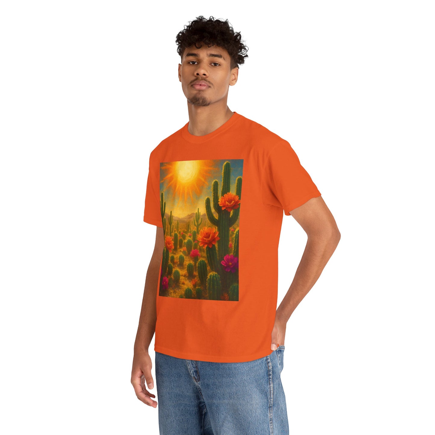 Desert Bloom T-Shirt – Minimalist Nature Aesthetic Tee