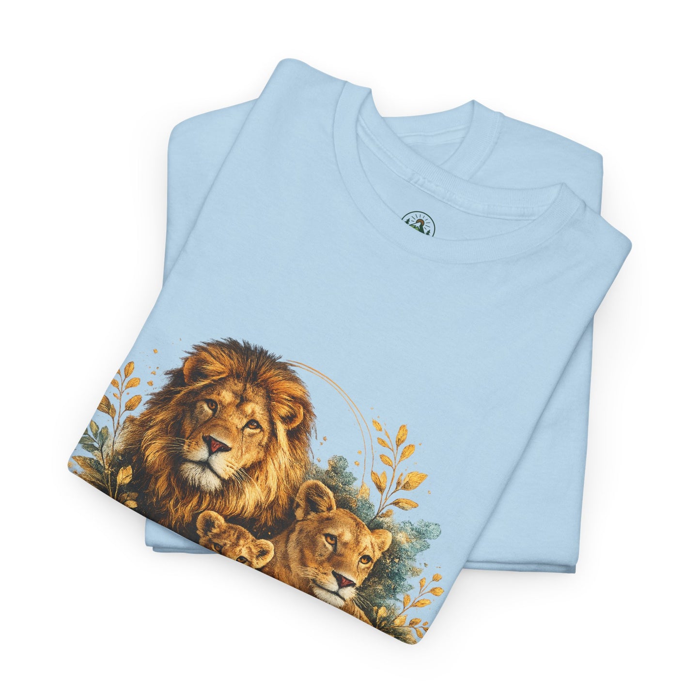 Lion Family T-Shirt – Majestic Wildlife Nature Design | Lion Pride Graphic Tee