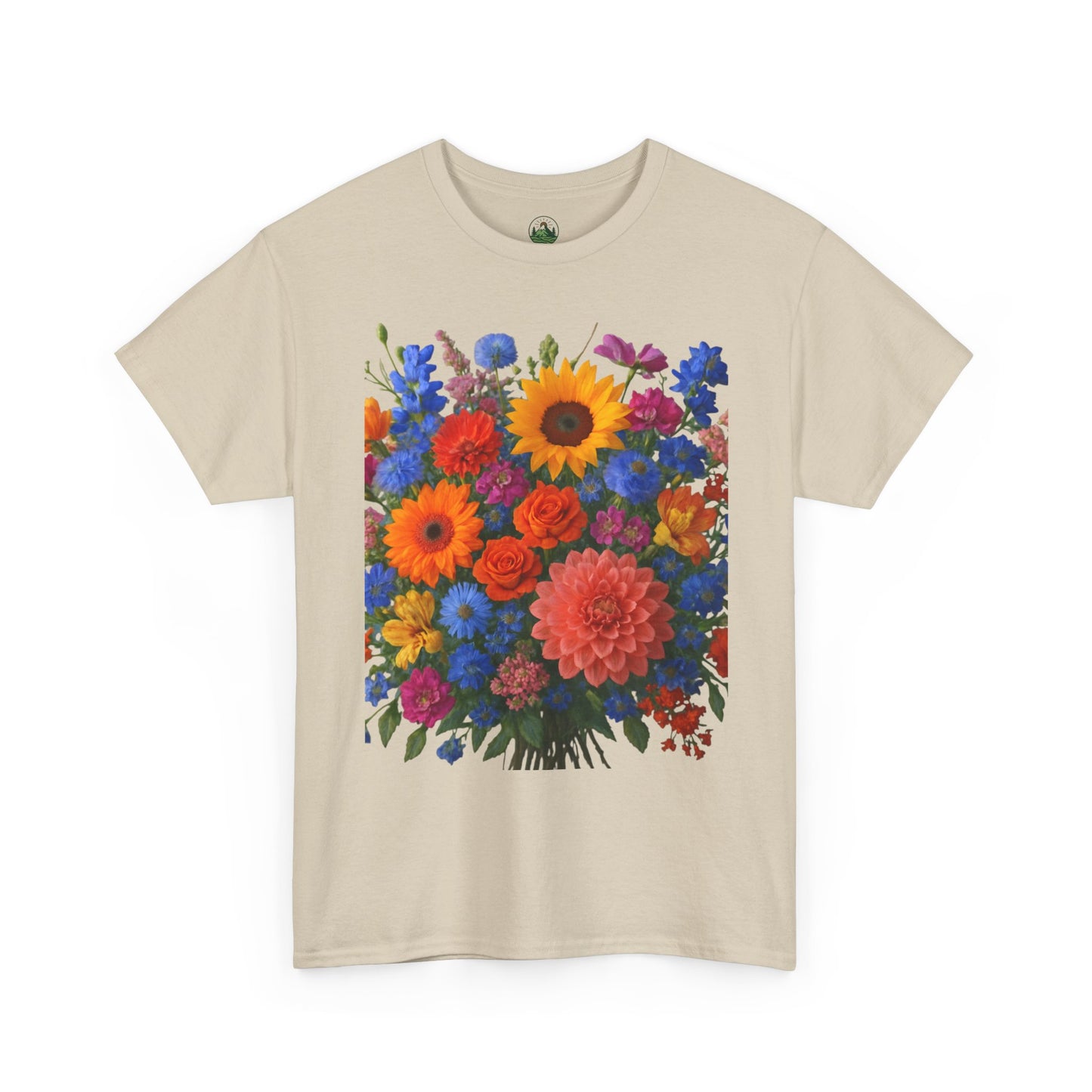 Garden Bouquet Flower T-Shirt – Summer Floral Aesthetic Tee