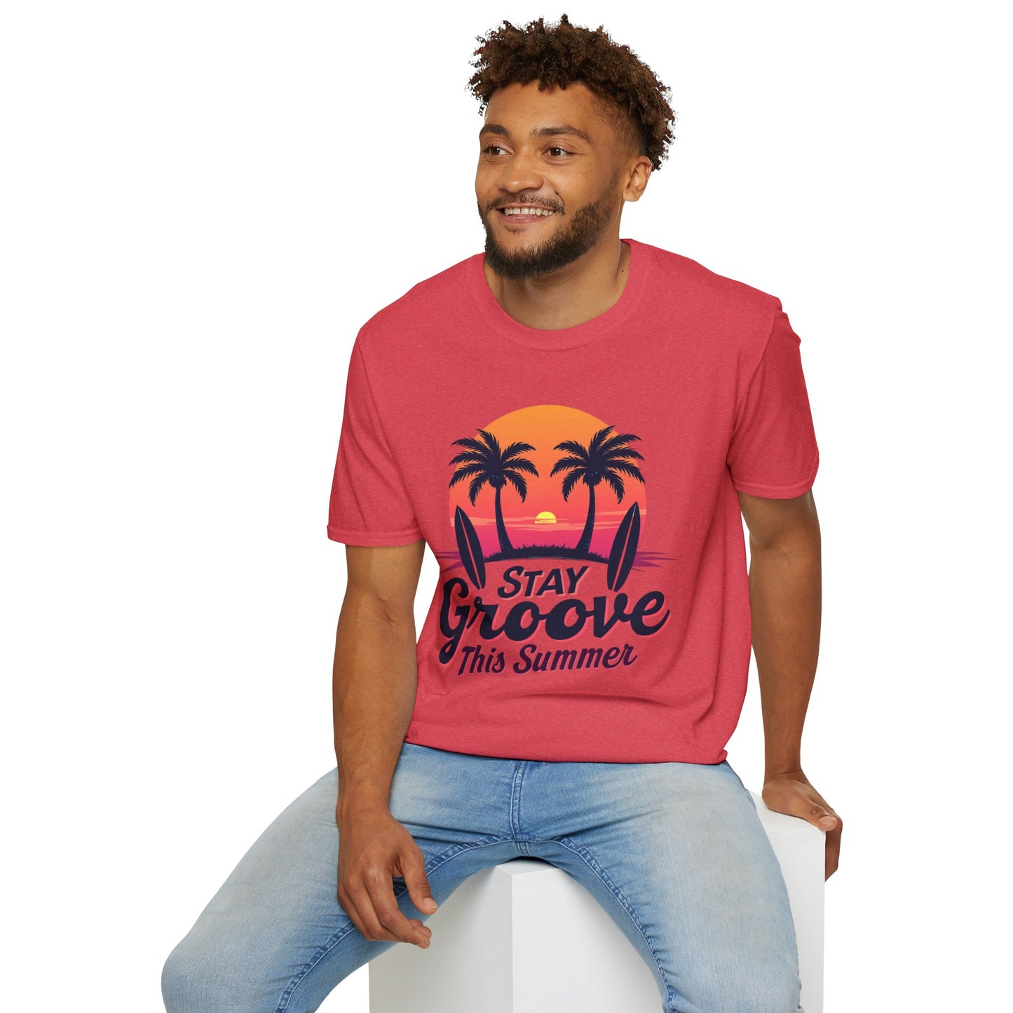 Stay Groovy Summer T-Shirt – Retro Vibe Graphic Tee
