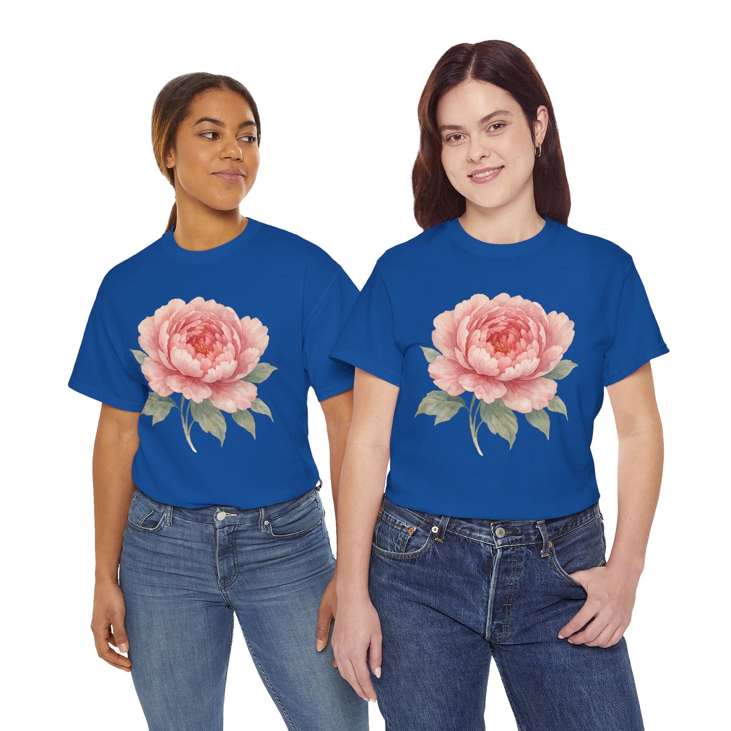 Peony Flower T-Shirt – Soft Floral Aesthetic Tee