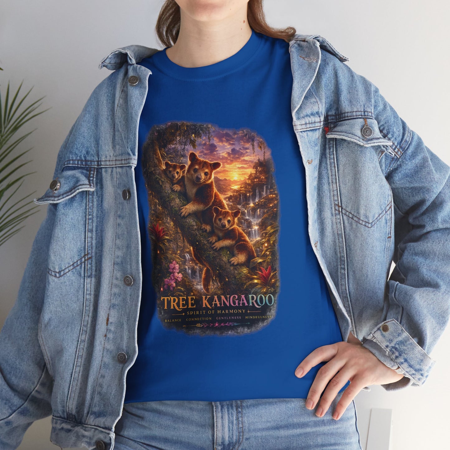 Tree Kangaroo T-Shirt – Mystic Forest Wildlife Design | Rare Nature Graphic Tee