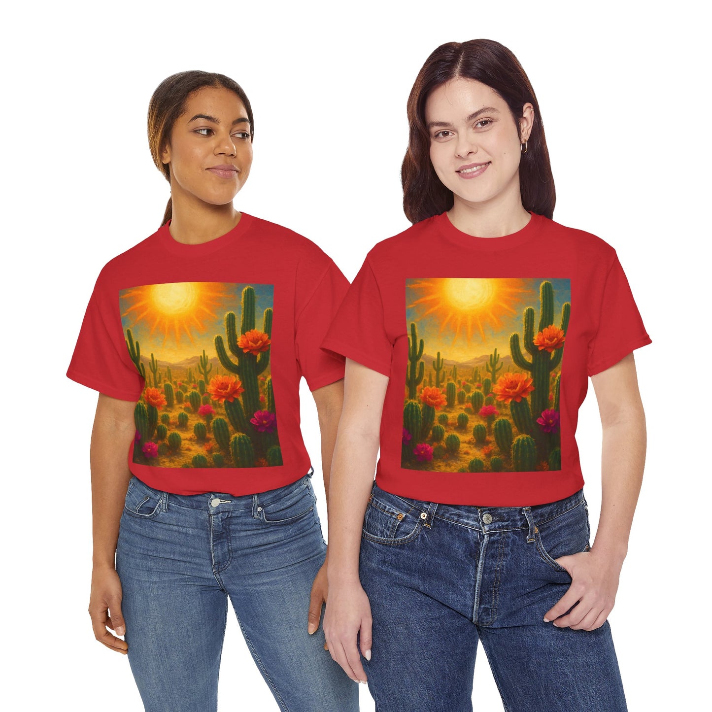 Desert Bloom T-Shirt – Minimalist Nature Aesthetic Tee