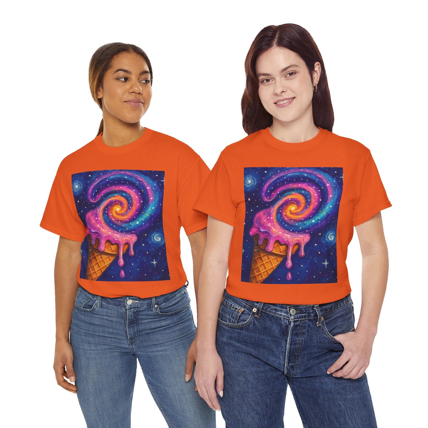 Ice Cream Galaxy T-Shirt – Fun Cosmic Aesthetic Tee