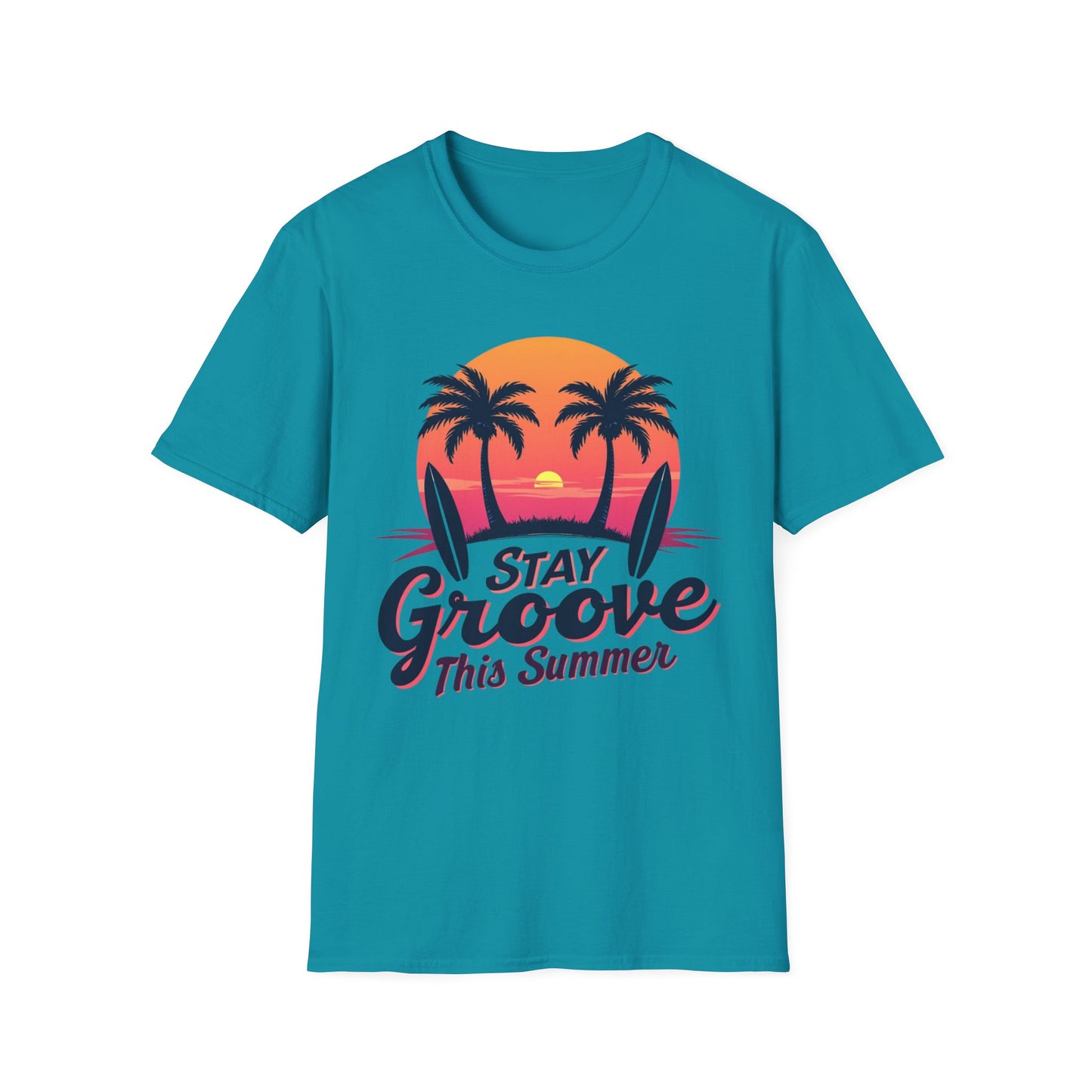 Stay Groovy Summer T-Shirt – Retro Vibe Graphic Tee
