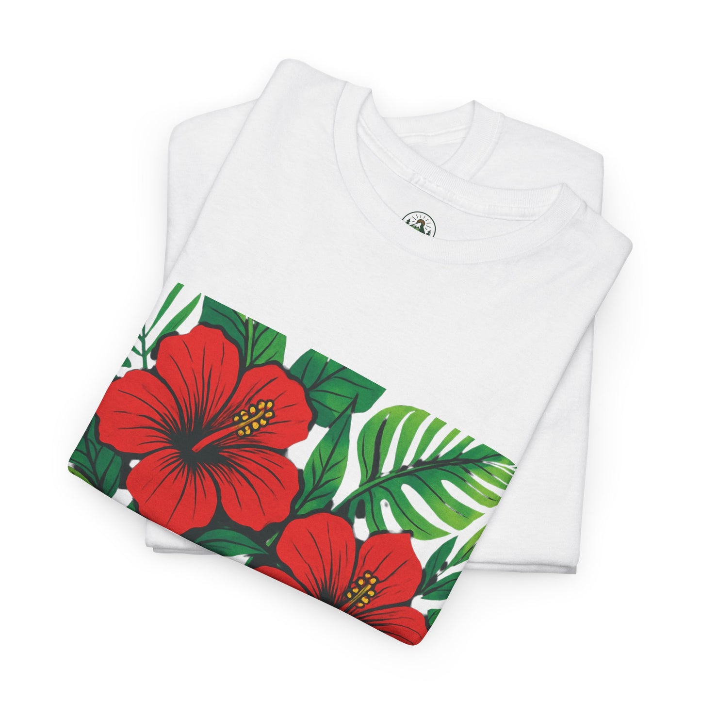 Tropical Hibiscus Flower T-Shirt – Summer Vibe Aesthetic Tee