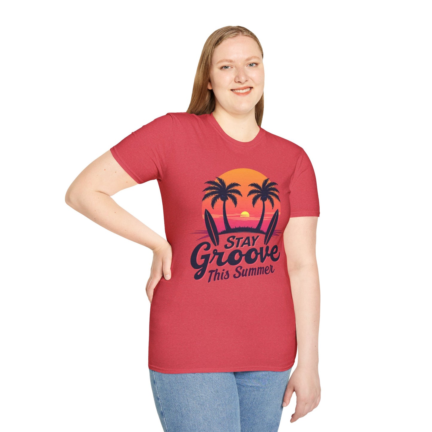 Stay Groovy Summer T-Shirt – Retro Vibe Graphic Tee