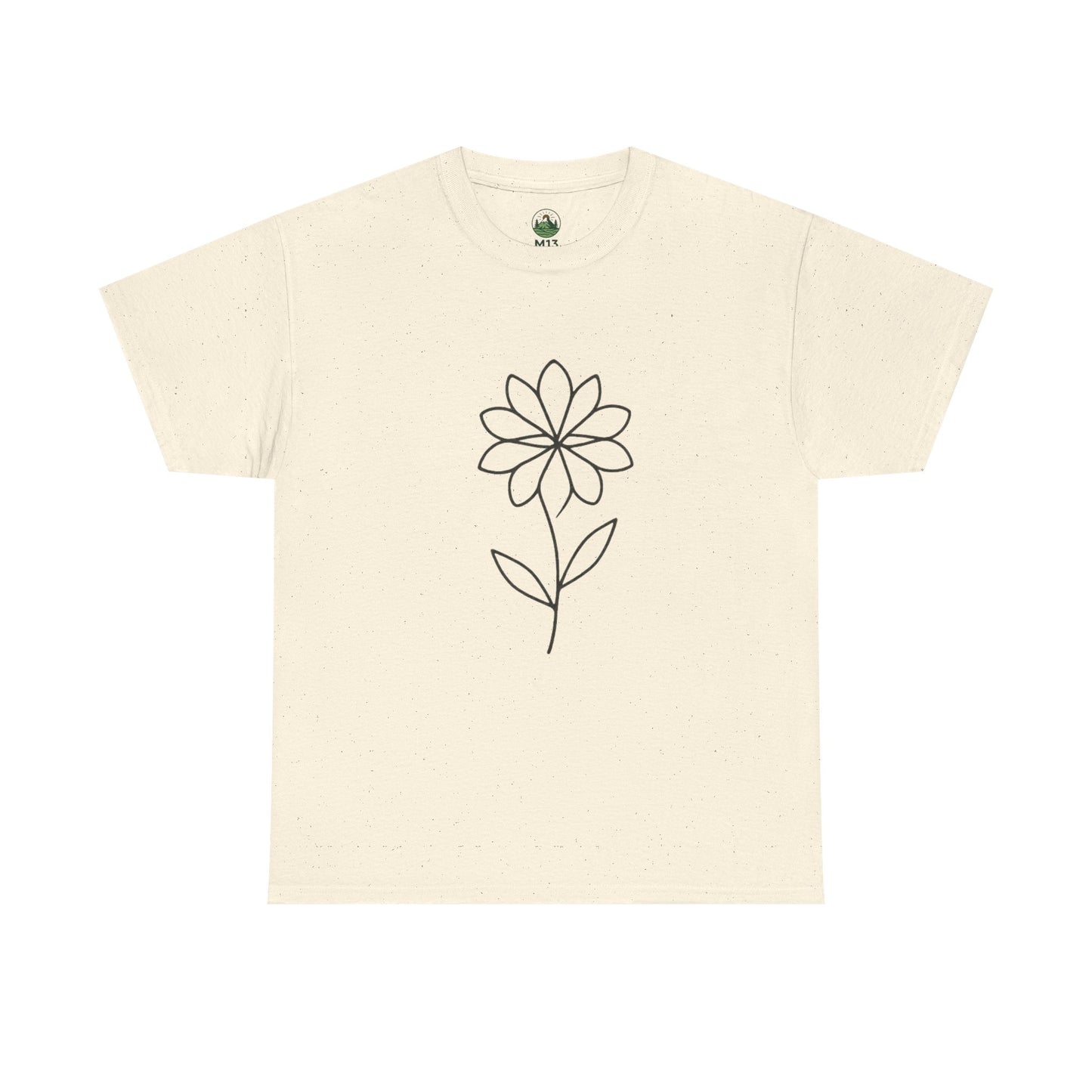 Minimalist Flower T-Shirt – Soft Floral Aesthetic Tee