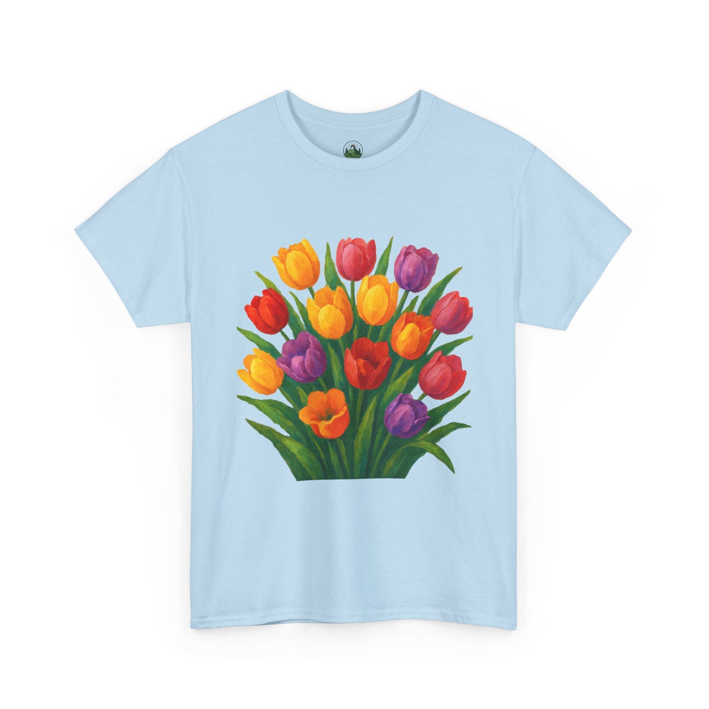 Spring Tulip Flower T- SHIRT - Vibrant Floral Aesthetic Tee
