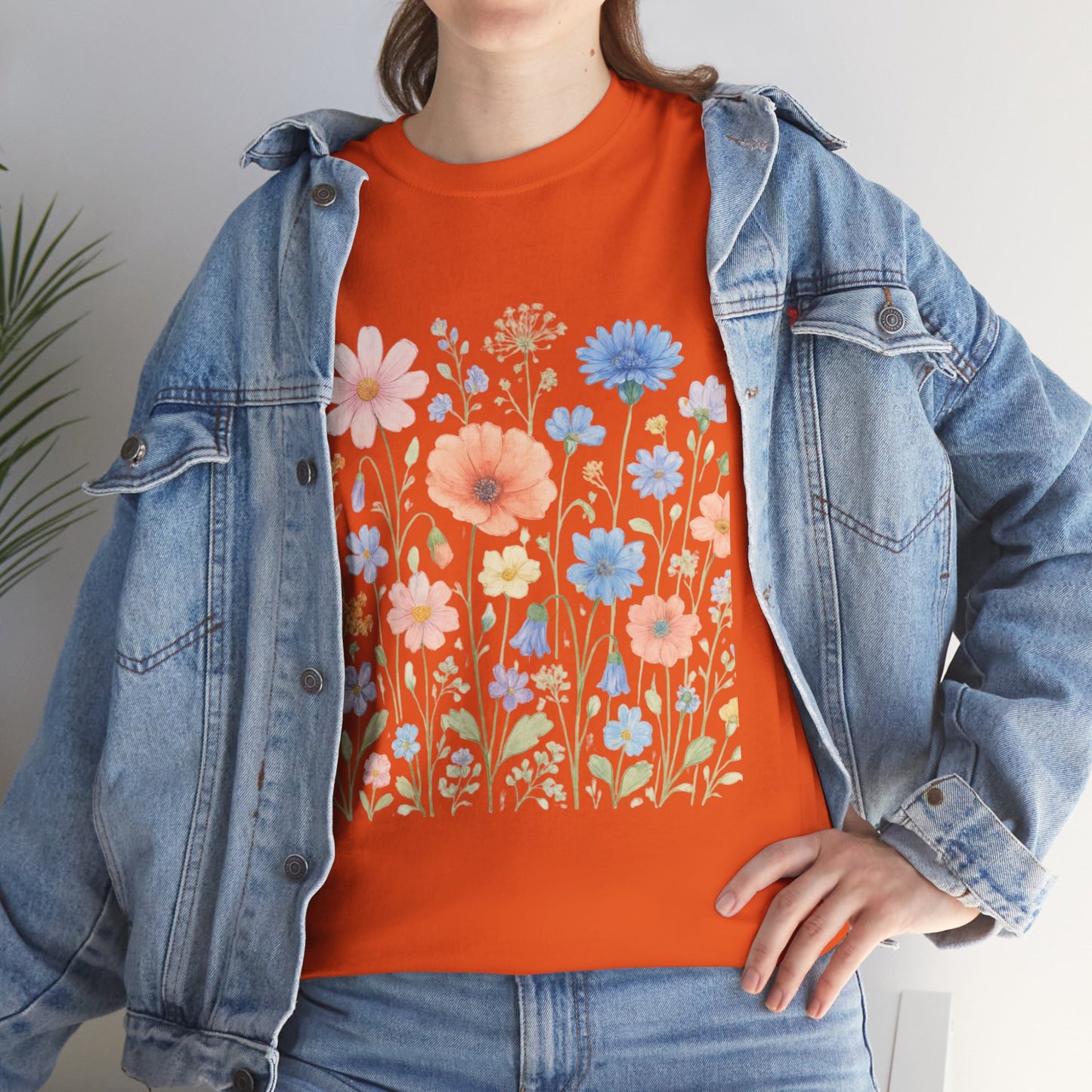 Wildflower Meadow T-Shirt – Nature Floral Aesthetic Tee