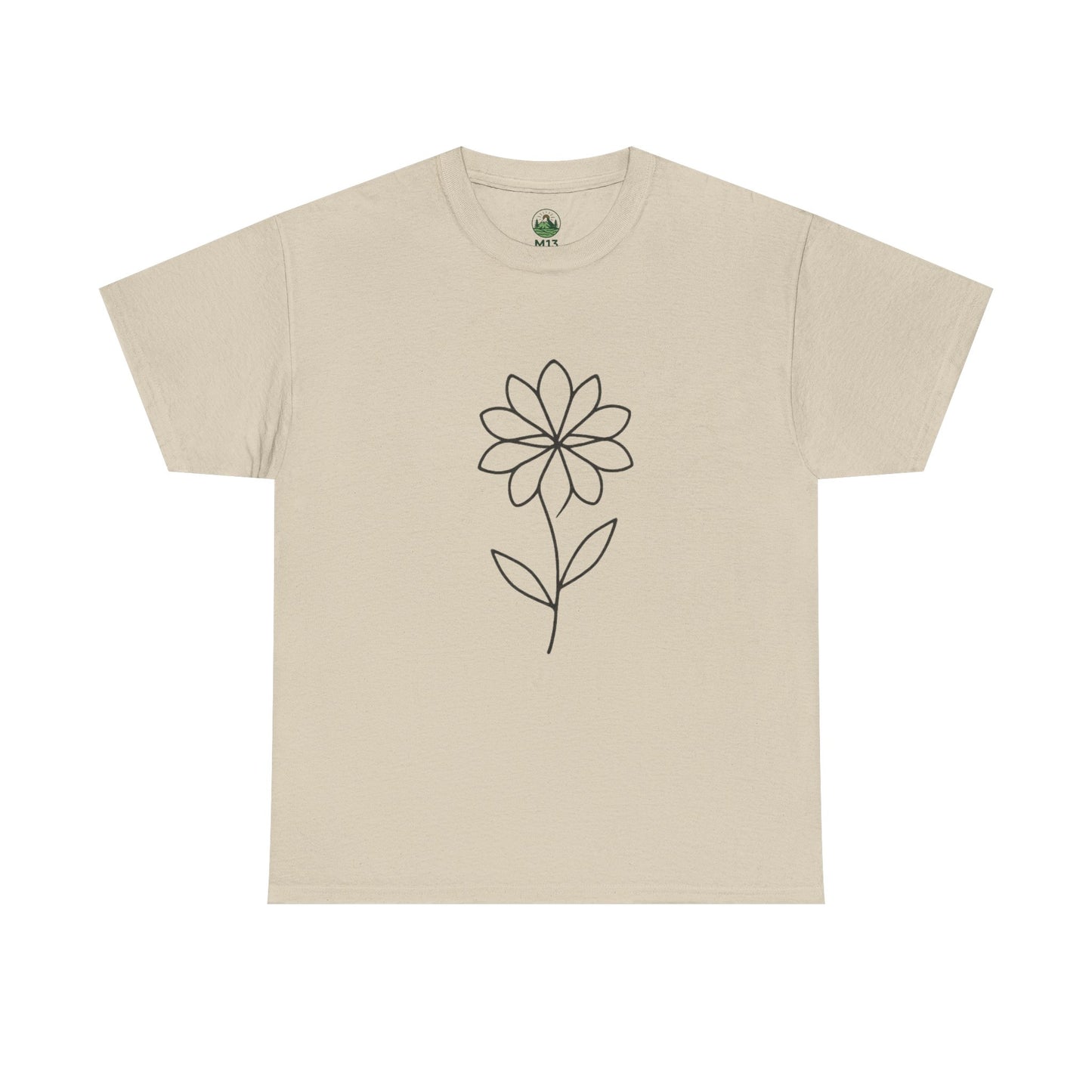 Minimalist Flower T-Shirt – Soft Floral Aesthetic Tee