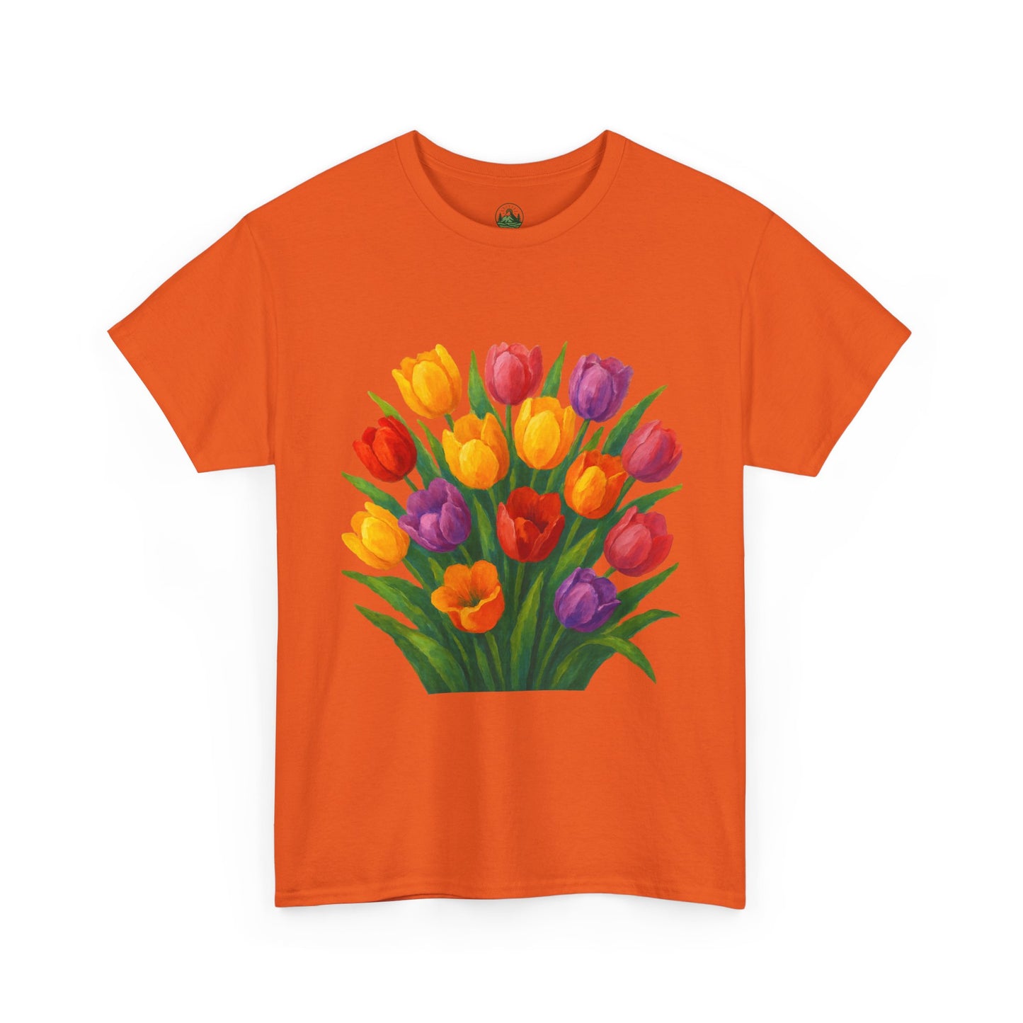Spring Tulip Flower T- SHIRT - Vibrant Floral Aesthetic Tee