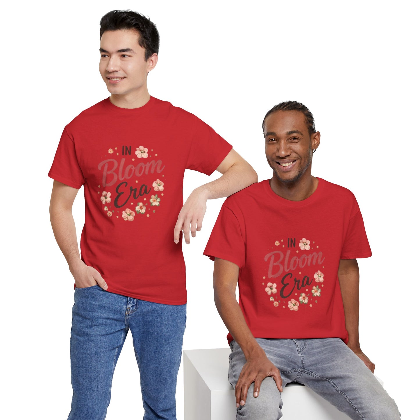 In Bloom Era T-Shirt –Bloom Minimalist Floral Aesthetic Tee, Cute Feminine Graphic Shirt