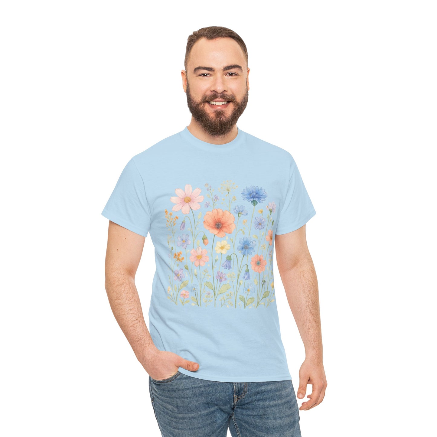 Wildflower Meadow T-Shirt – Nature Floral Aesthetic Tee