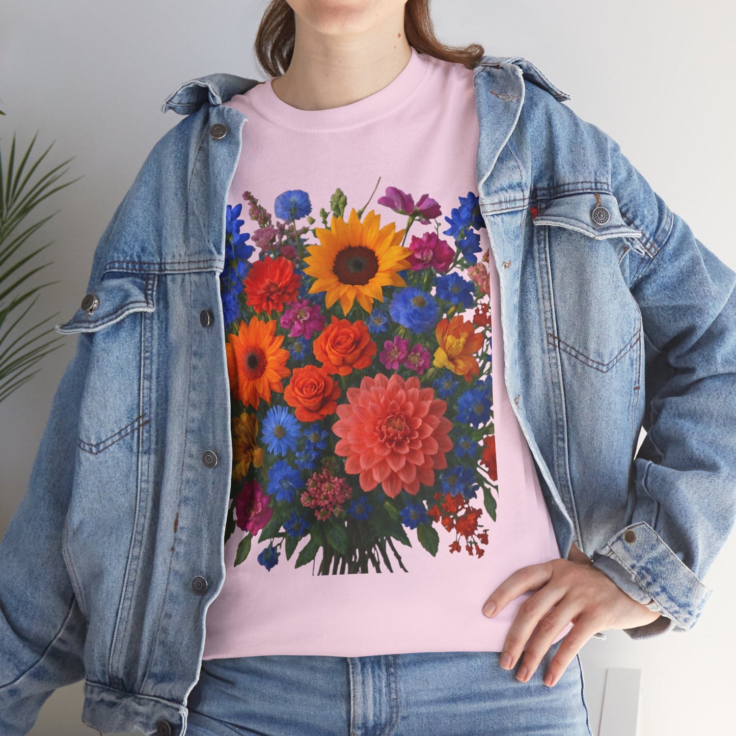 Garden Bouquet Flower T-Shirt – Summer Floral Aesthetic Tee