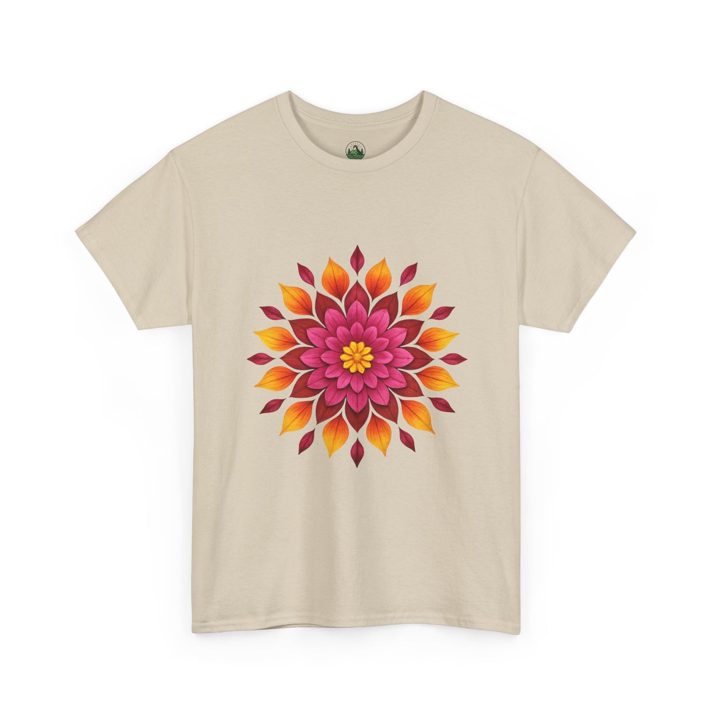 Floral Mandala T- Shirt -Boho Flower Aesthetic Tee