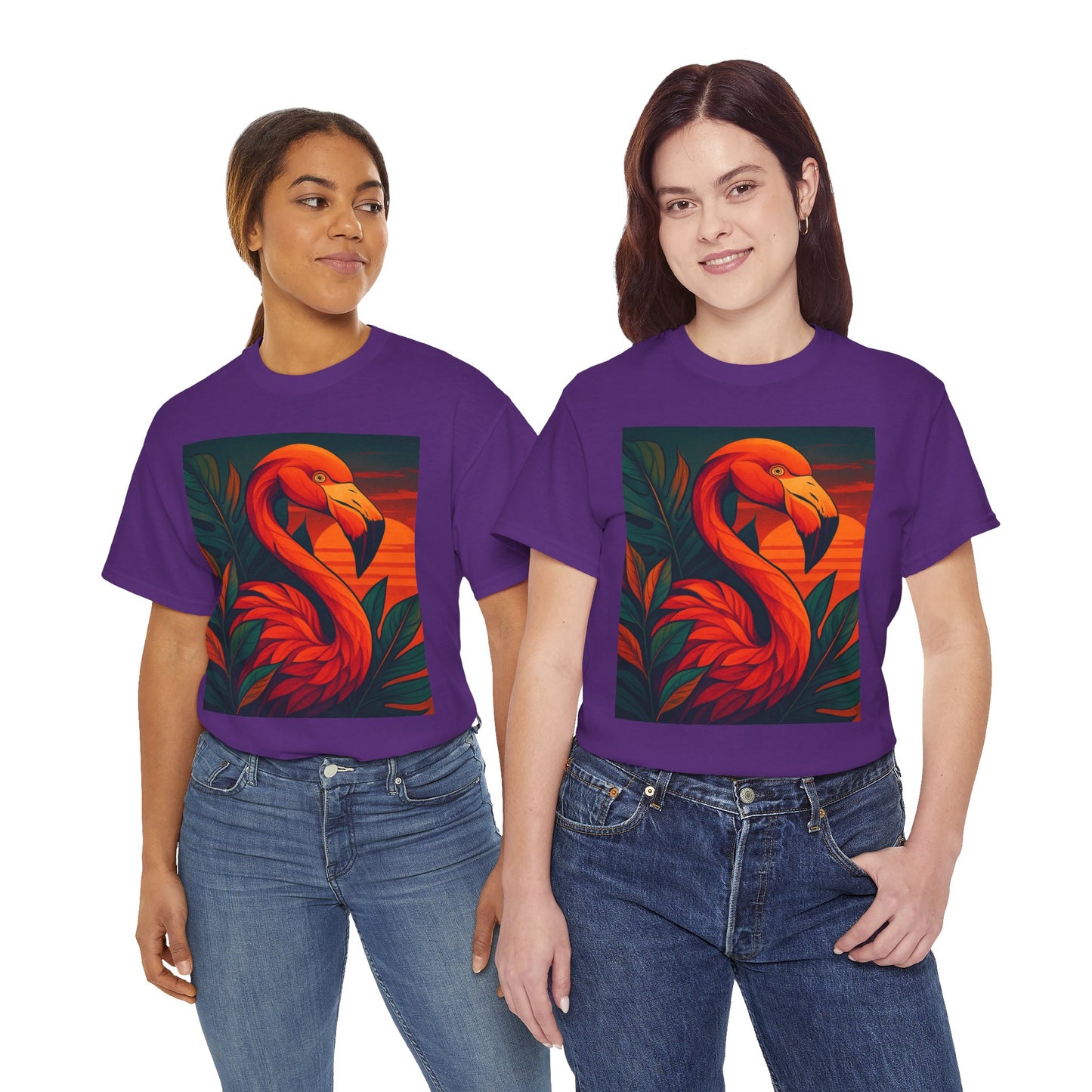 Tropical Animal Fusion T-Shirt – Exotic Nature Graphic Tee