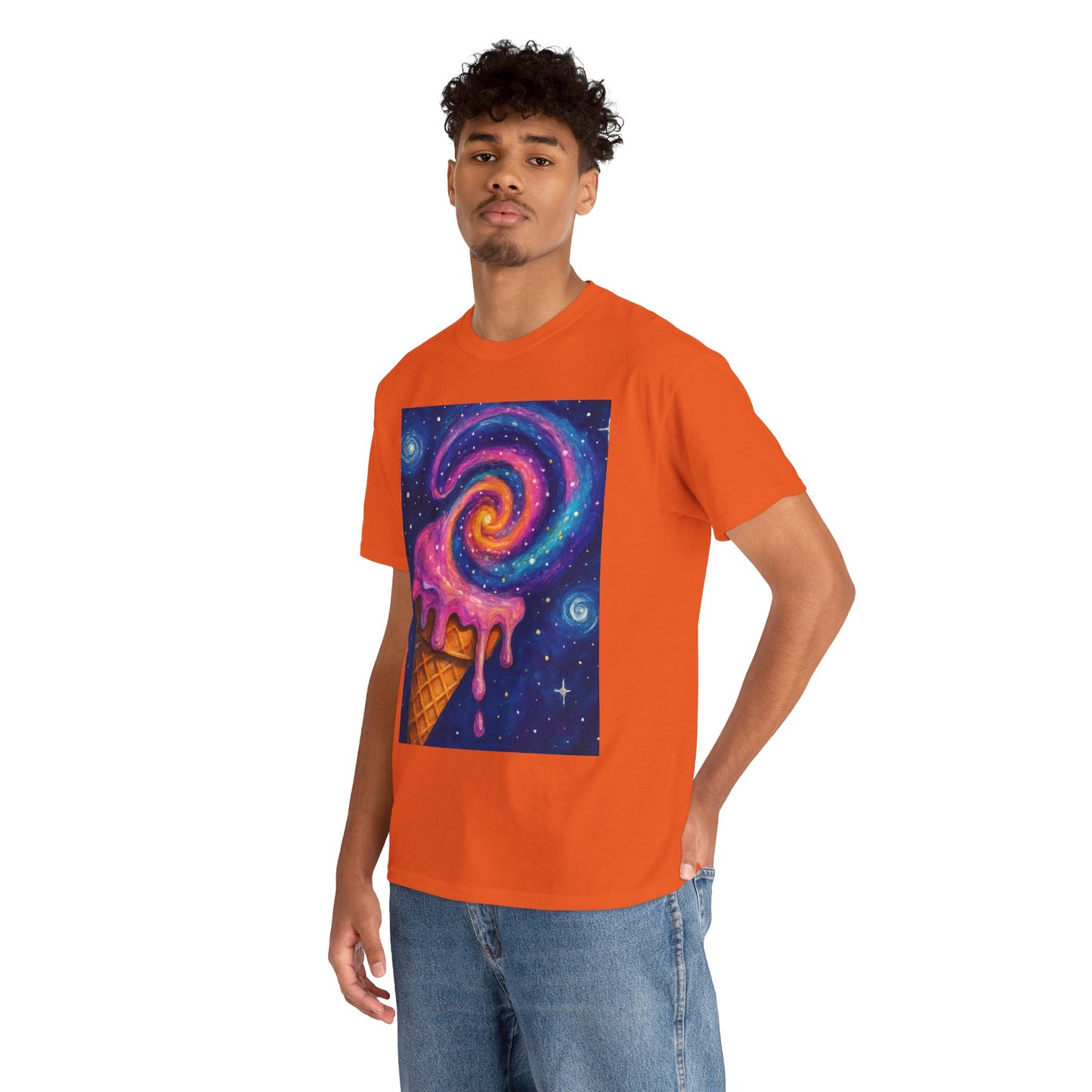 Ice Cream Galaxy T-Shirt – Fun Cosmic Aesthetic Tee