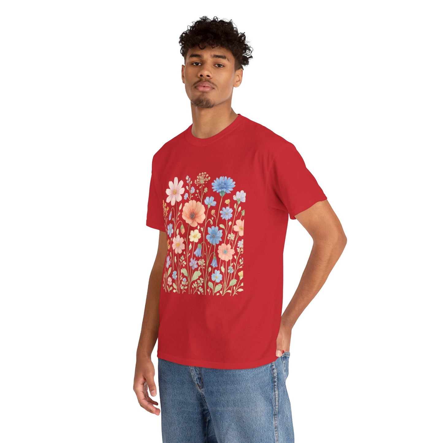 Wildflower Meadow T-Shirt – Nature Floral Aesthetic Tee