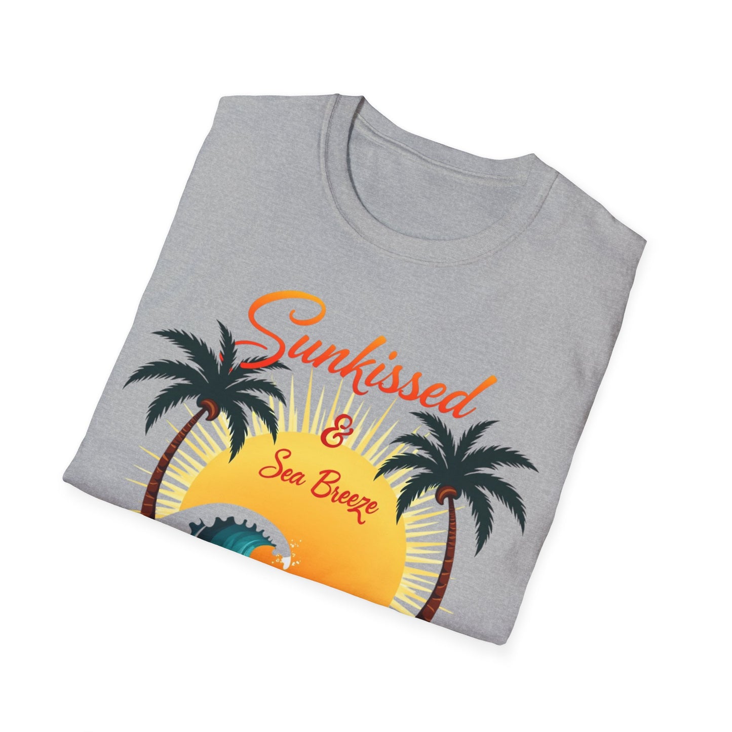 Sunkissed & Sea Breeze T-Shirt – Beach Summer Aesthetic Tee