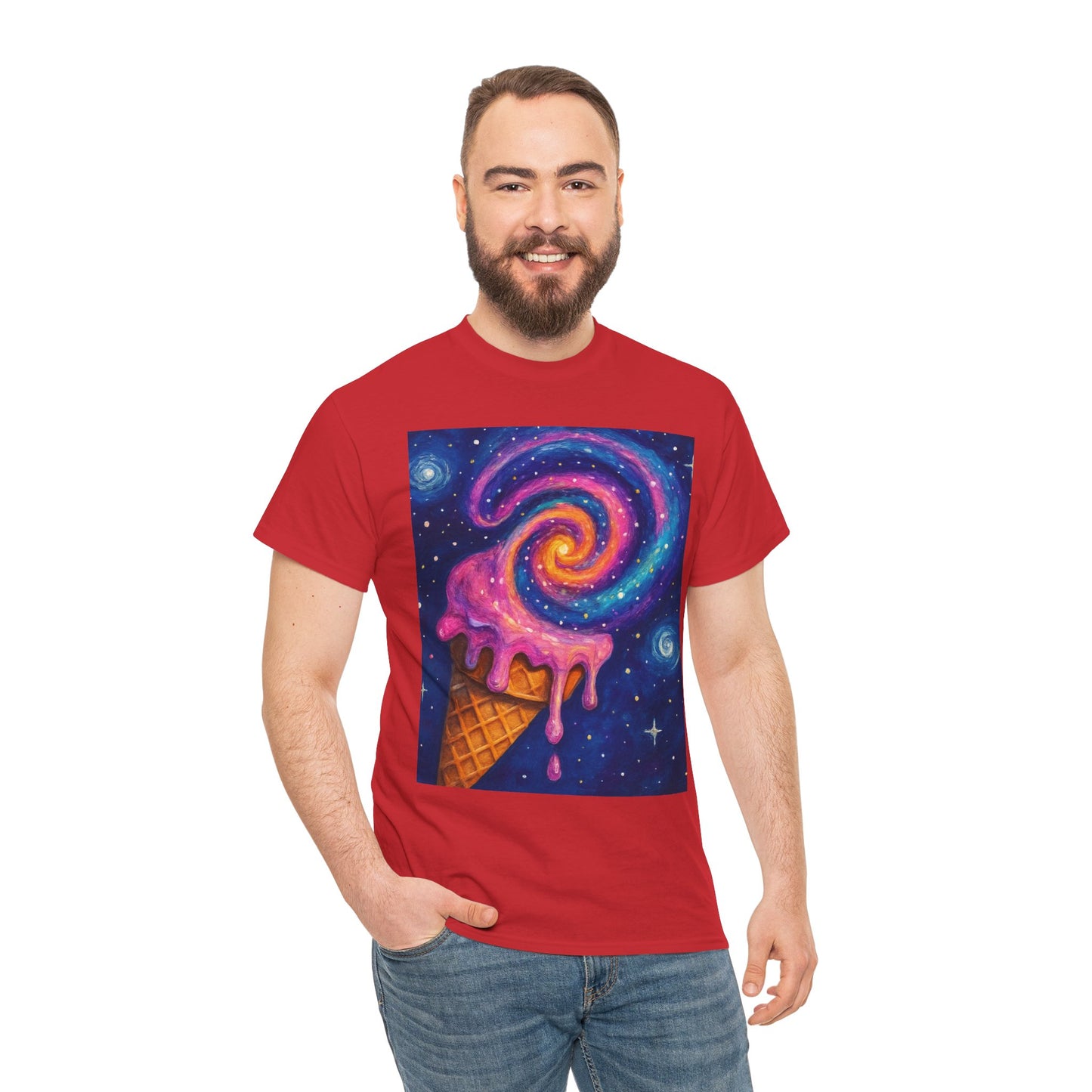 Ice Cream Galaxy T-Shirt – Fun Cosmic Aesthetic Tee