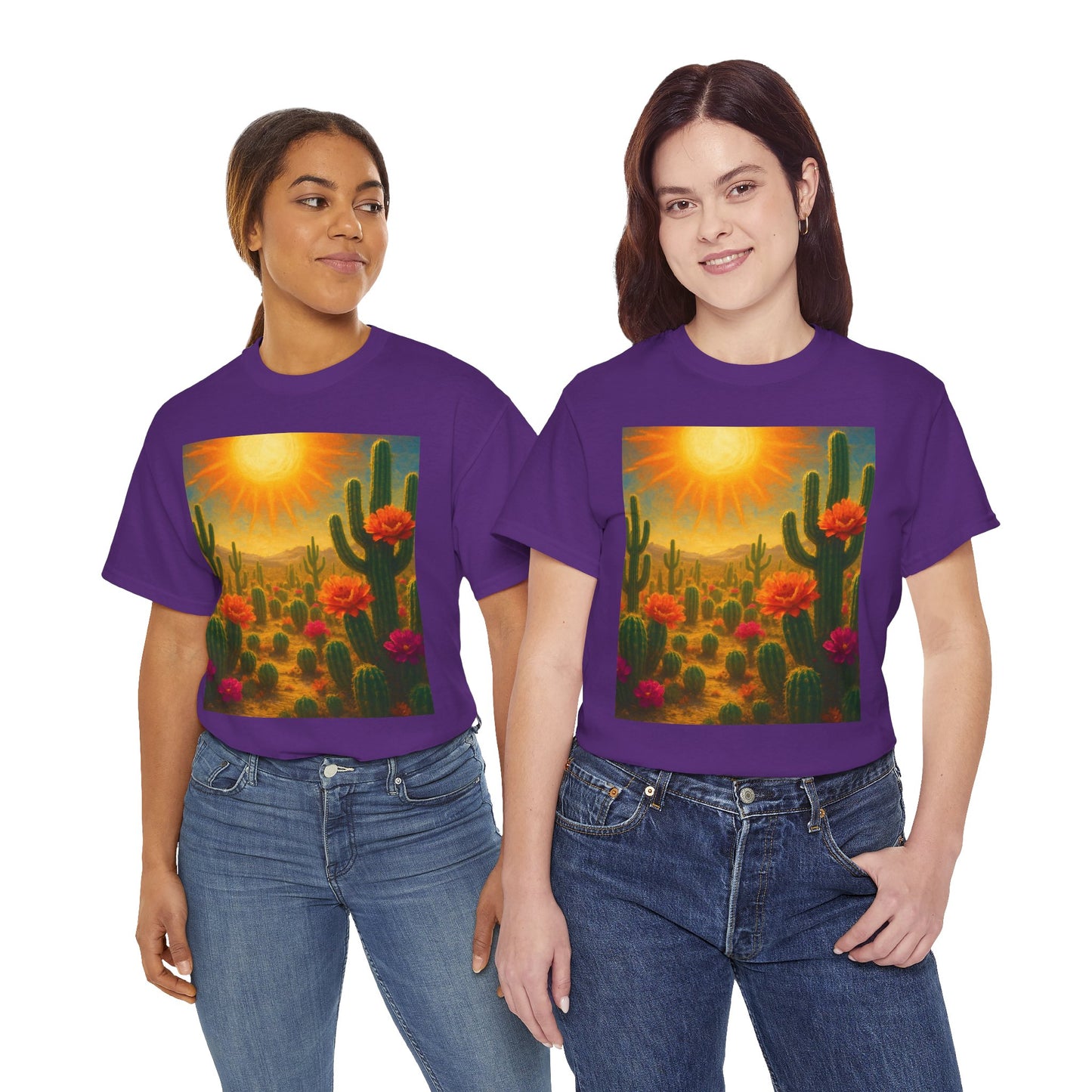 Desert Bloom T-Shirt – Minimalist Nature Aesthetic Tee
