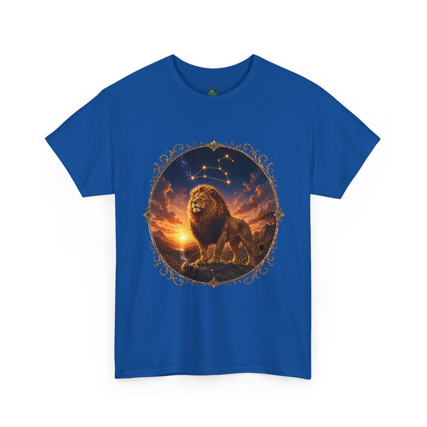 Leo Zodiac T-Shirt – Majestic Lion Cosmic Design | Bold Astrology Power Tee