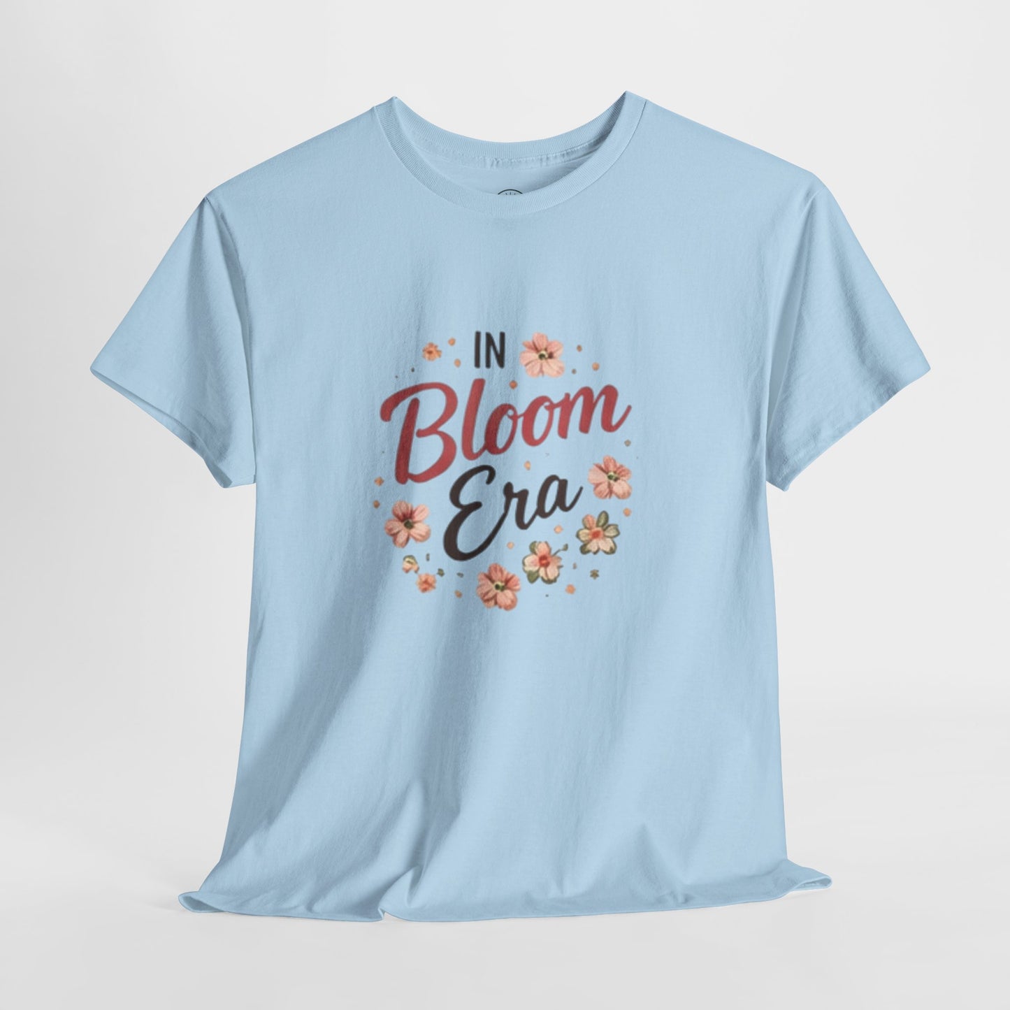 In Bloom Era T-Shirt –Bloom Minimalist Floral Aesthetic Tee, Cute Feminine Graphic Shirt