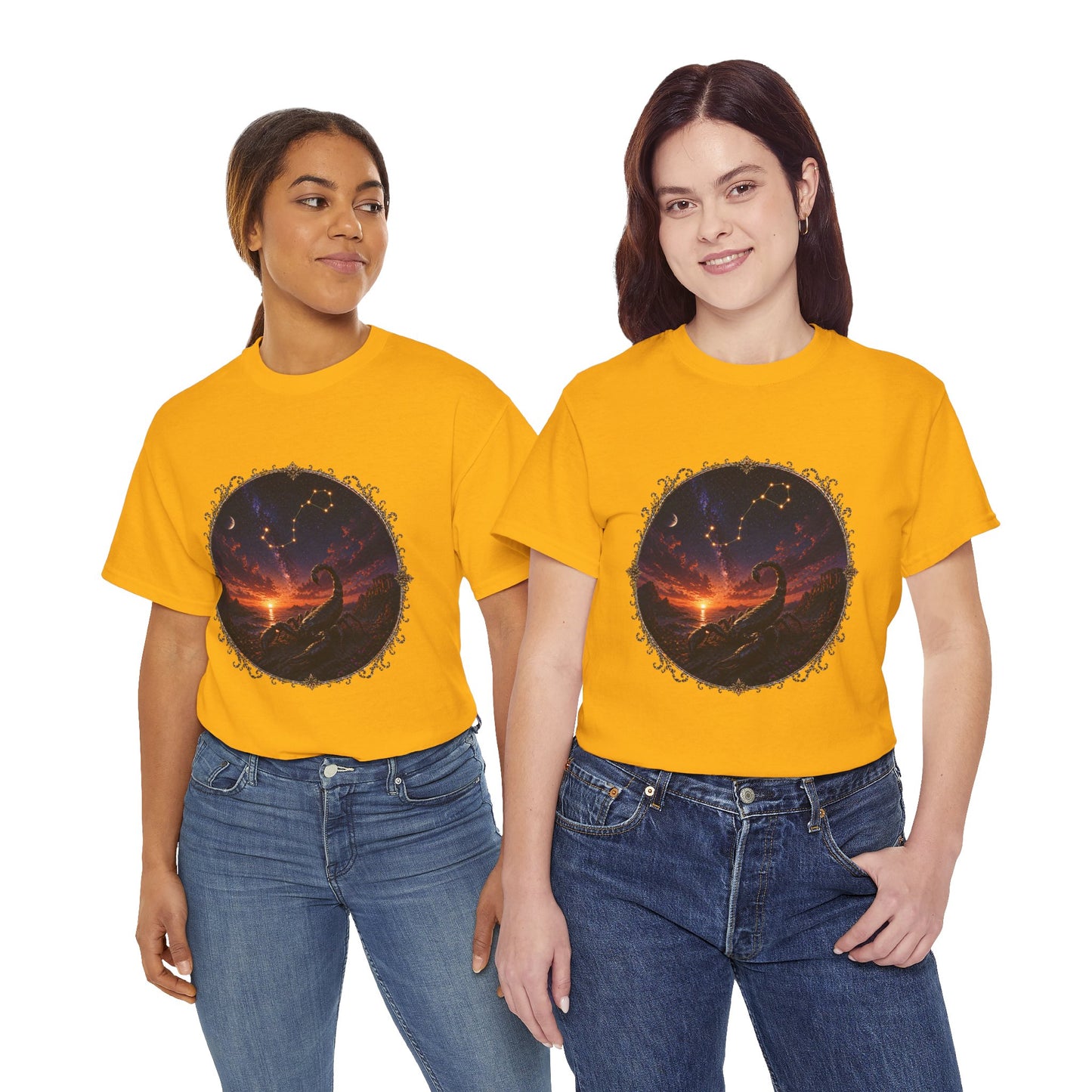 Scorpio Zodiac T-Shirt – Dark Scorpion Mystic Design | Intense Astrology Power Tee