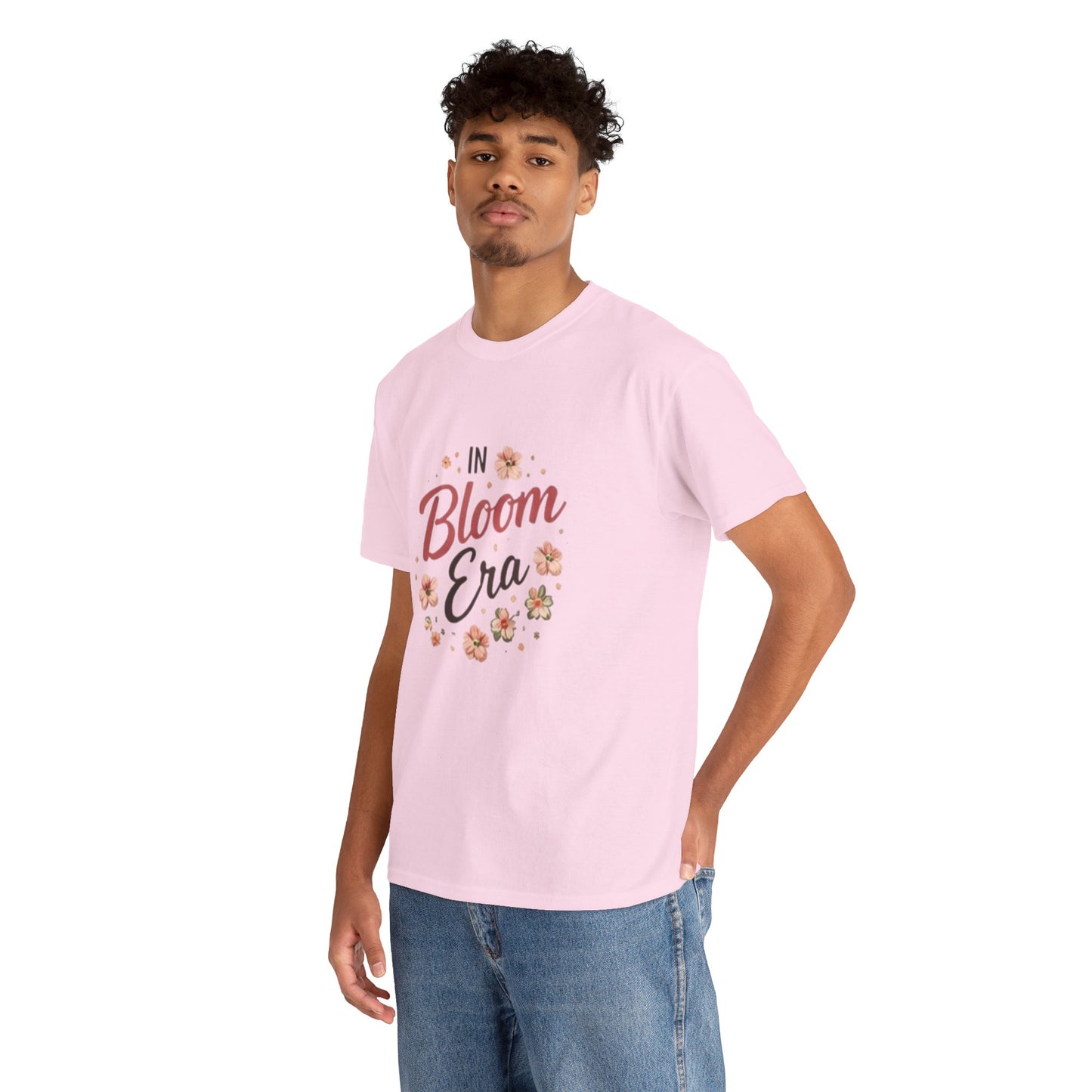 In Bloom Era T-Shirt –Bloom Minimalist Floral Aesthetic Tee, Cute Feminine Graphic Shirt