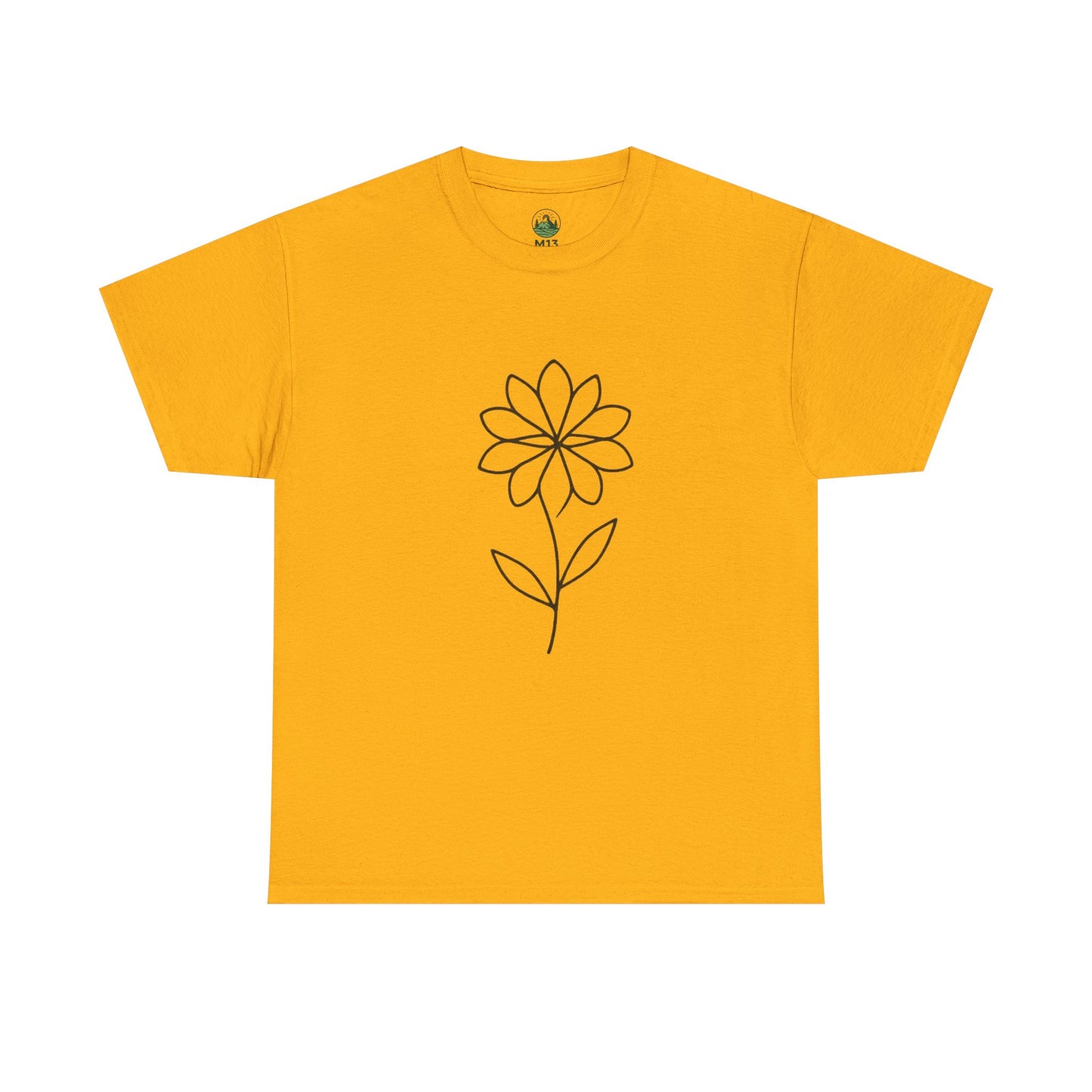 Minimalist Flower T-Shirt – Soft Floral Aesthetic Tee