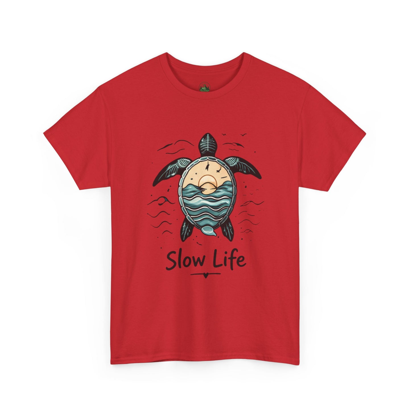 Slow Life Turtle Shirt – Aesthetic Ocean Tee for Relaxed Souls & Beach Lovers