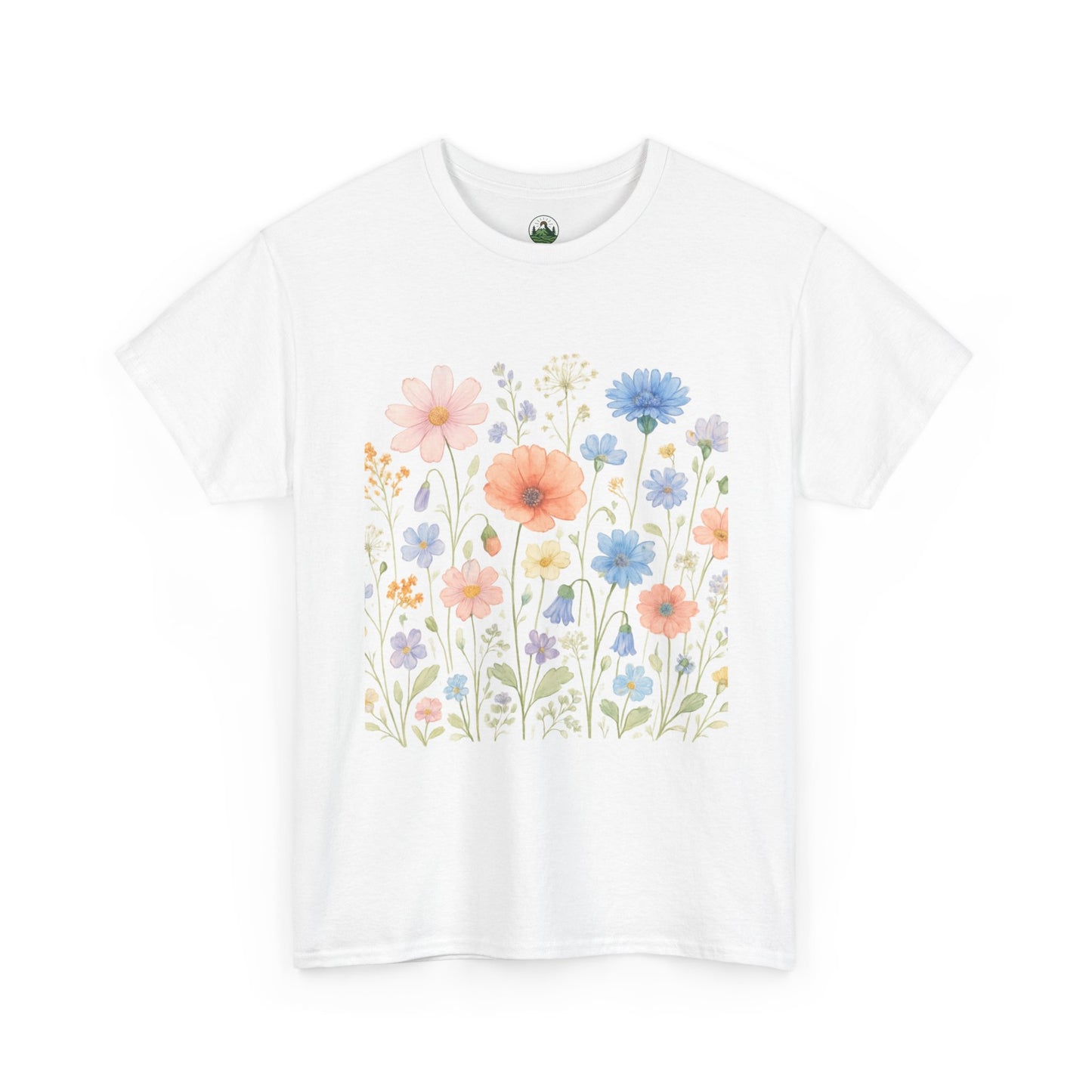Wildflower Meadow T-Shirt – Nature Floral Aesthetic Tee