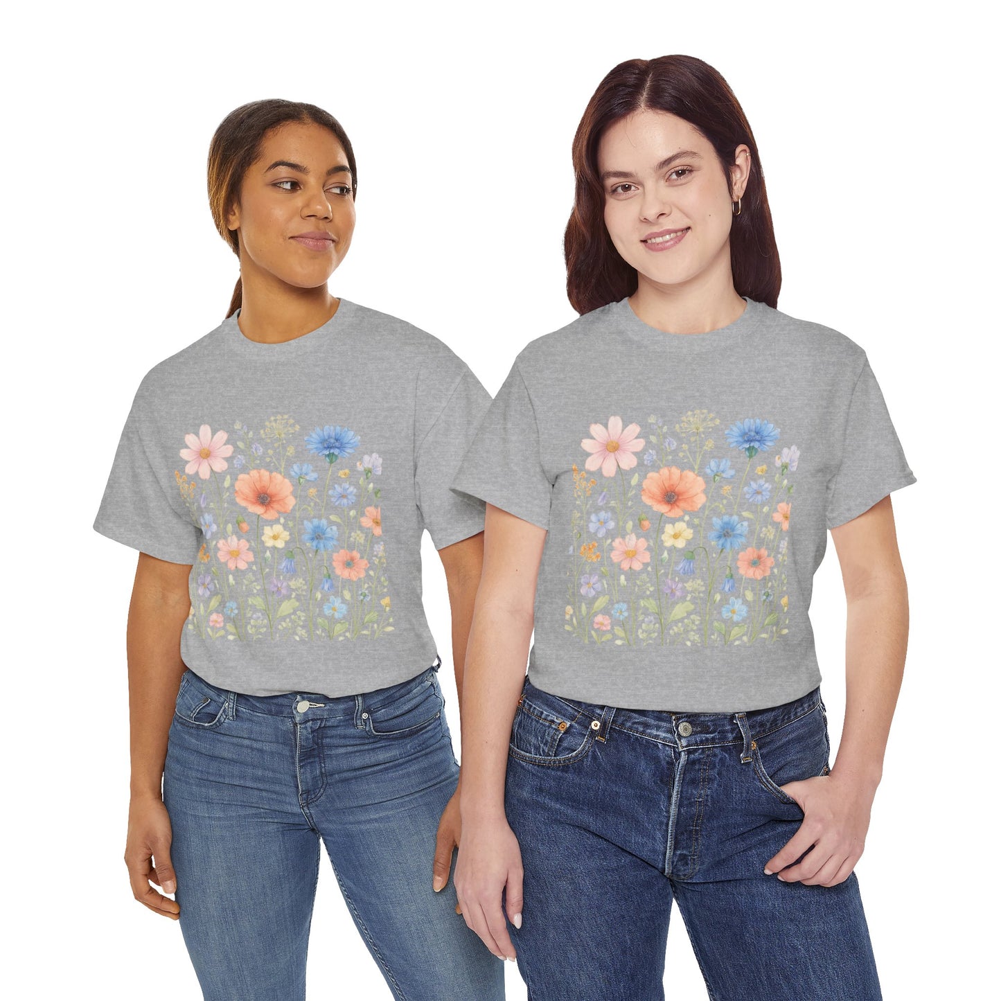 Wildflower Meadow T-Shirt – Nature Floral Aesthetic Tee