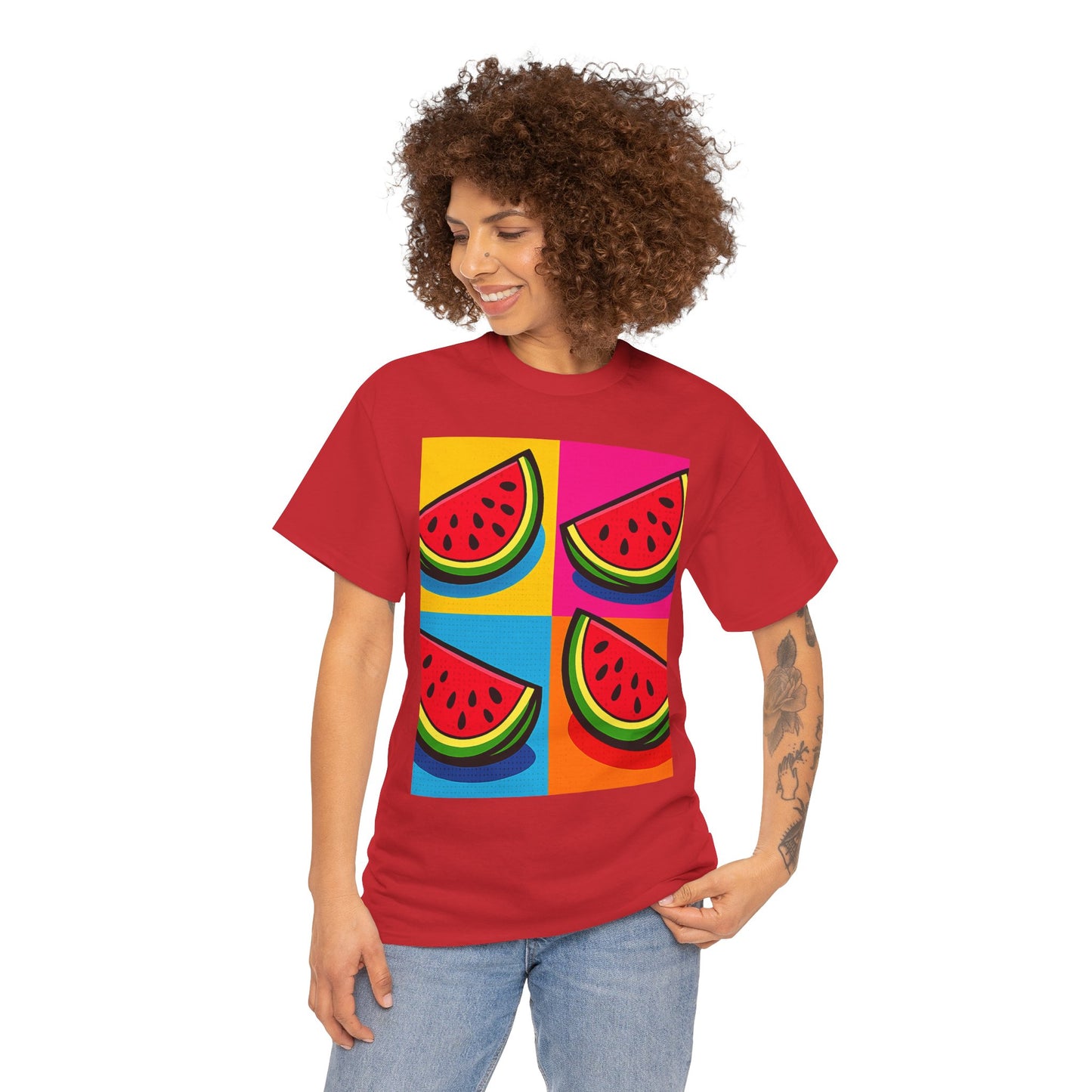Watermelon Pop Art T-Shirt – Fun Summer Graphic Tee