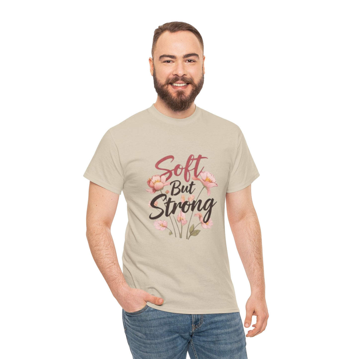 Soft but Strong Quote T- Shirt -Minimalist Aesthetic for Women
