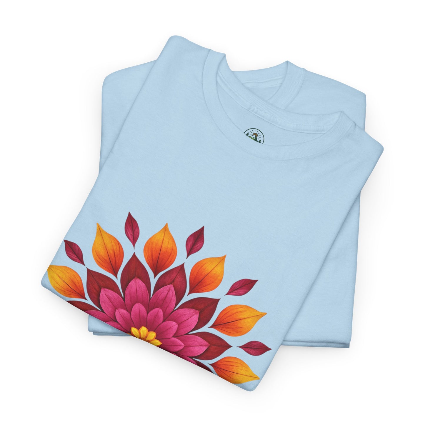 Floral Mandala T- Shirt -Boho Flower Aesthetic Tee